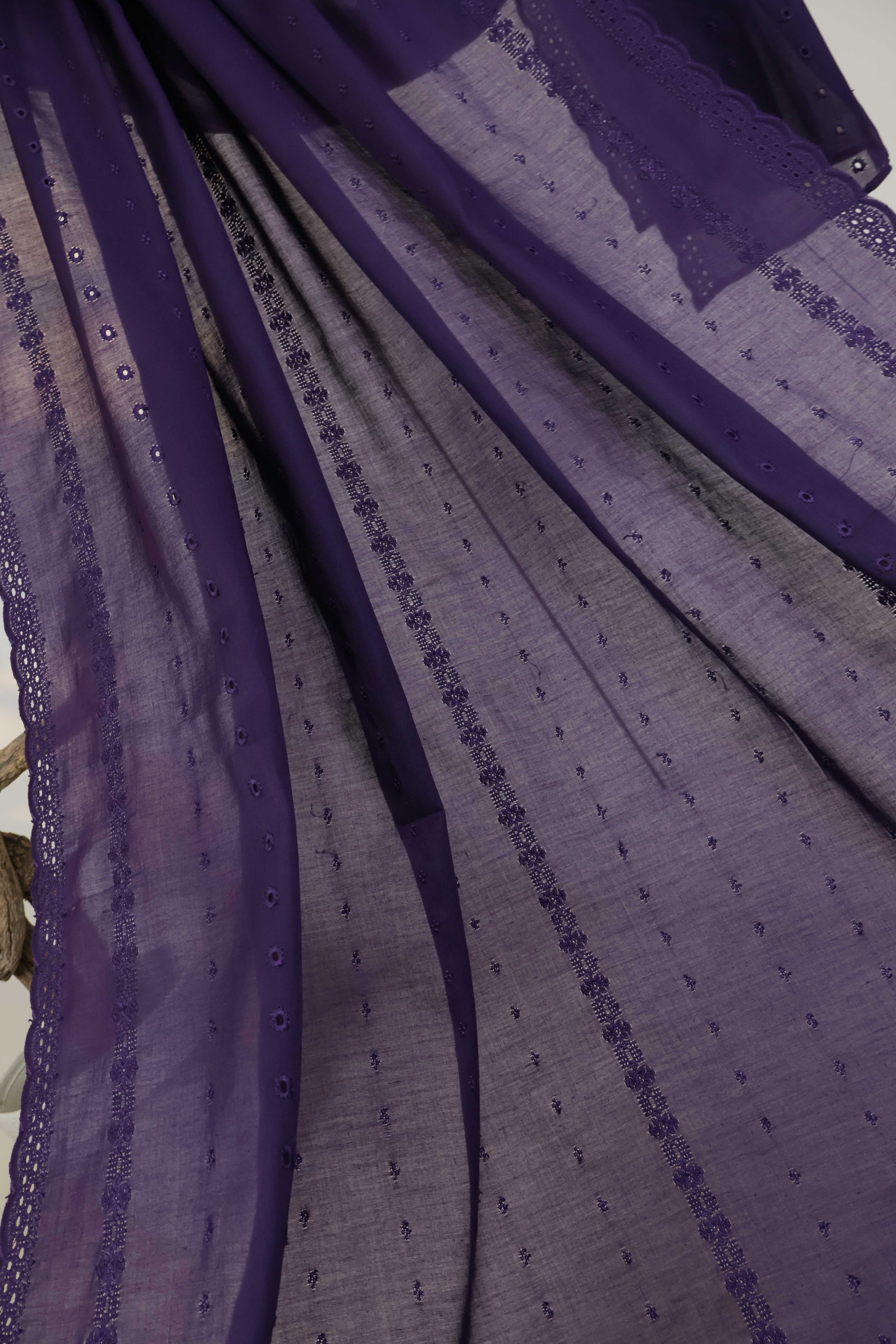 Embroidered Lawn Shawl 3787RR - Image 2