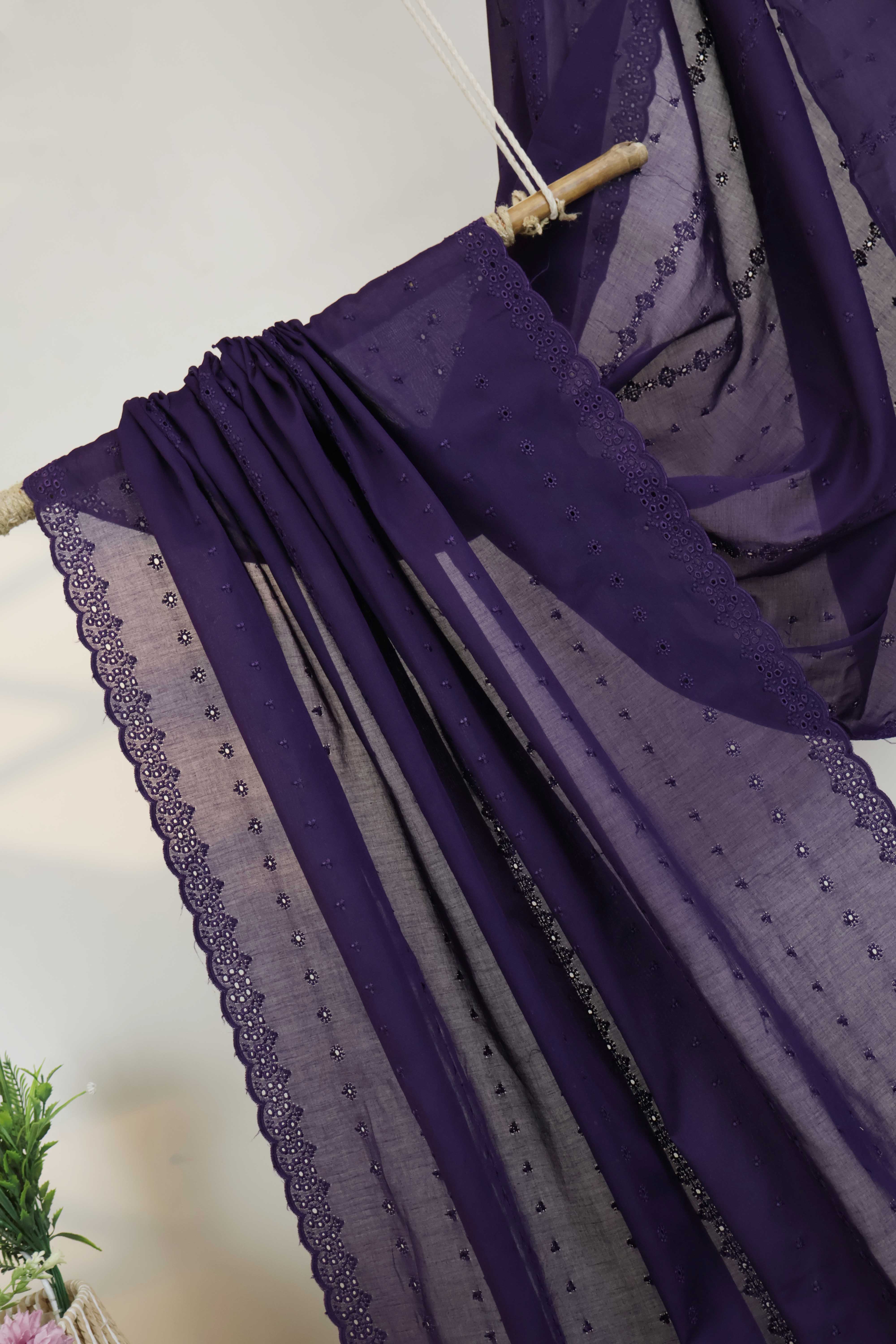 Embroidered Lawn Shawl 3787SS - Image 5