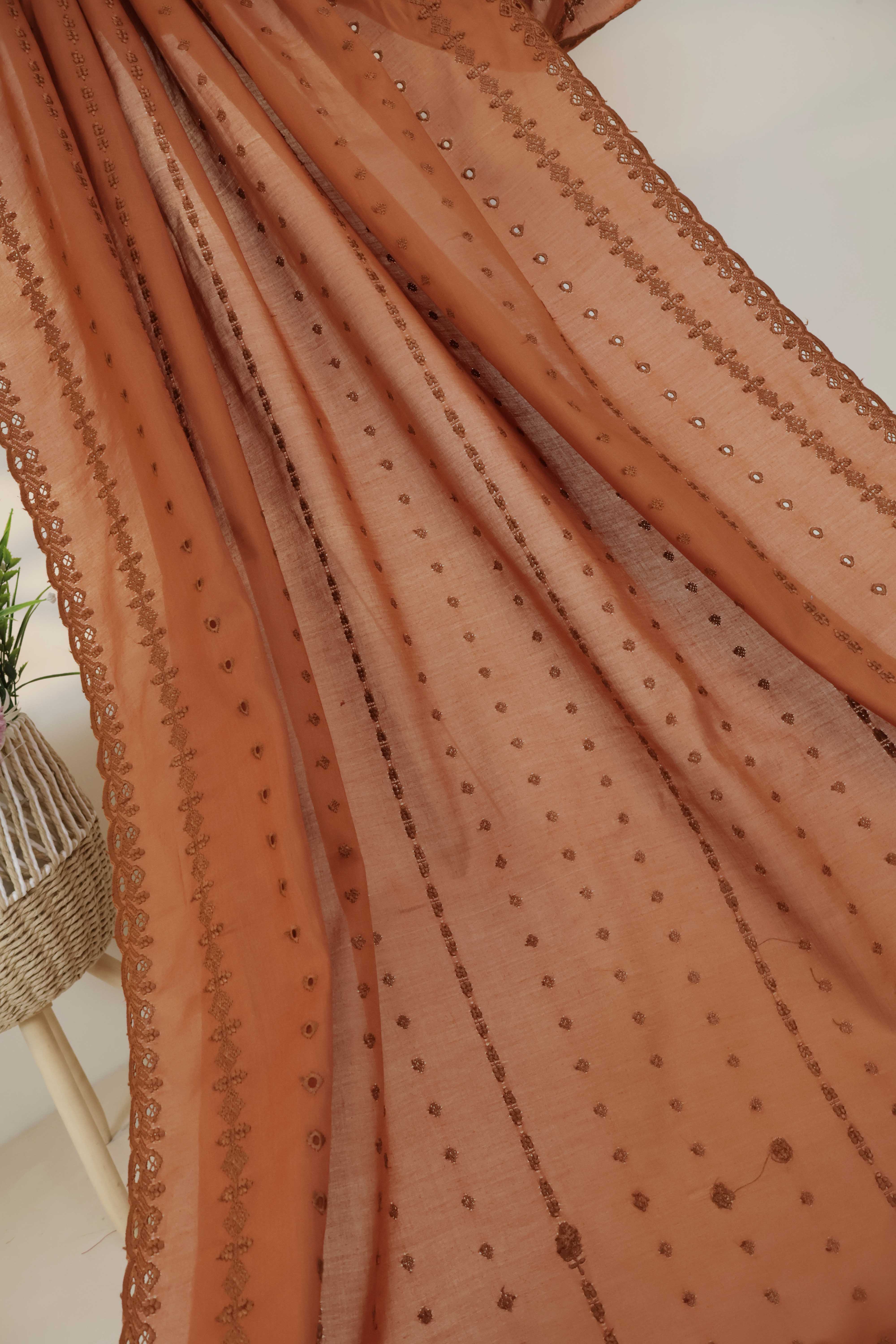 Embroidered Lawn Shawl 3787VV - Image 2
