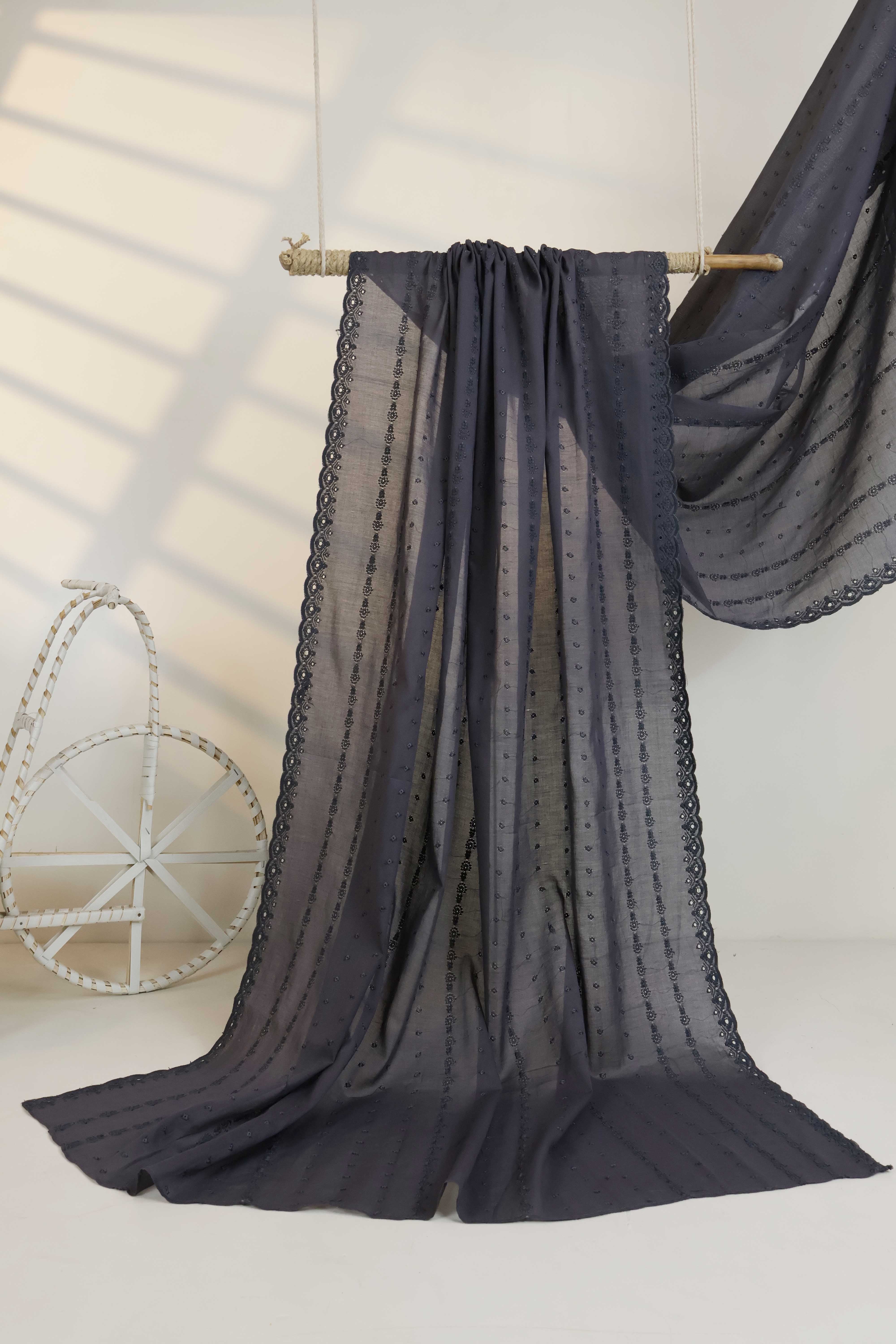 Embroidered Lawn Shawl 3787Y - Image 2