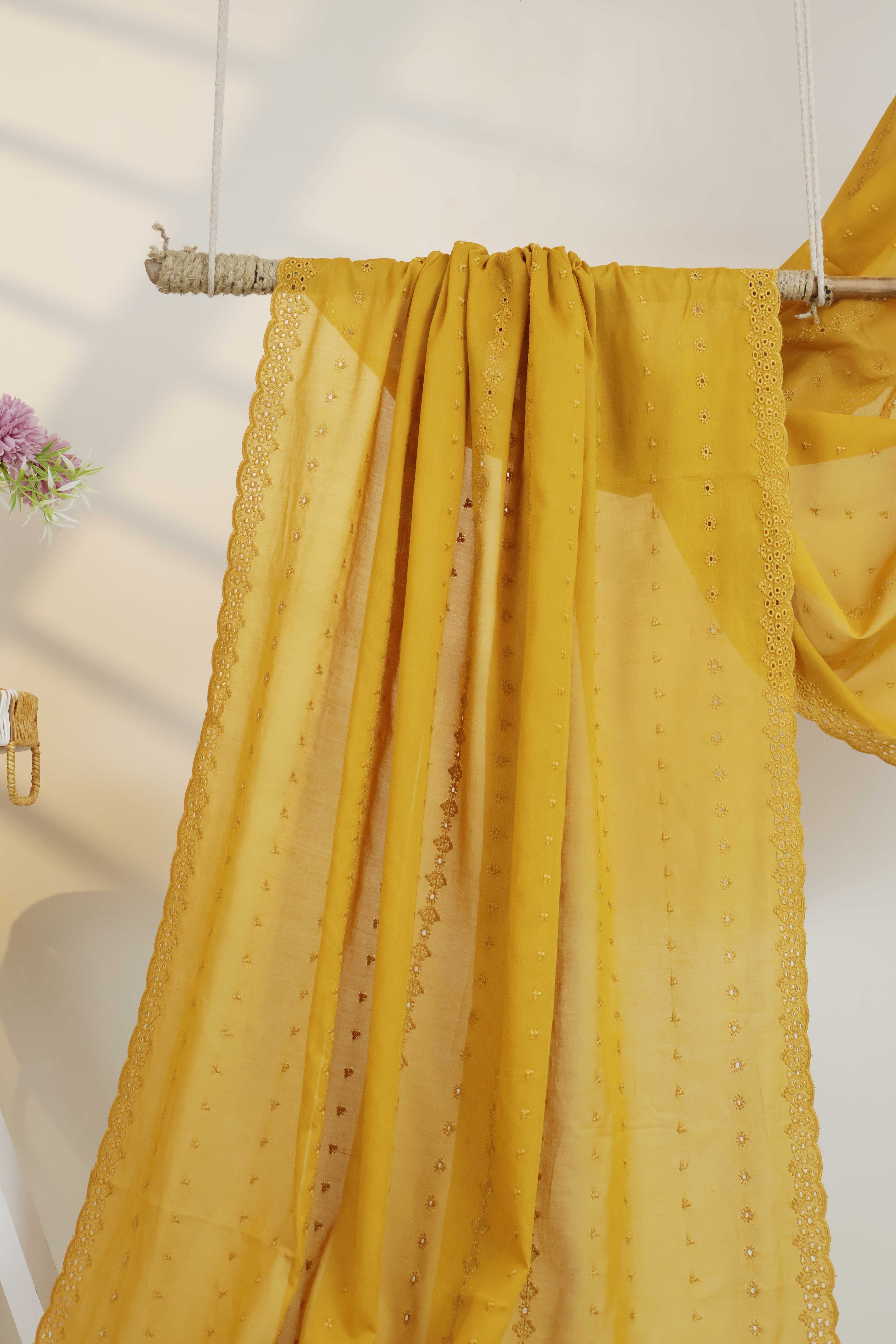 Embroidered Lawn Shawl 3787AA - Image 3