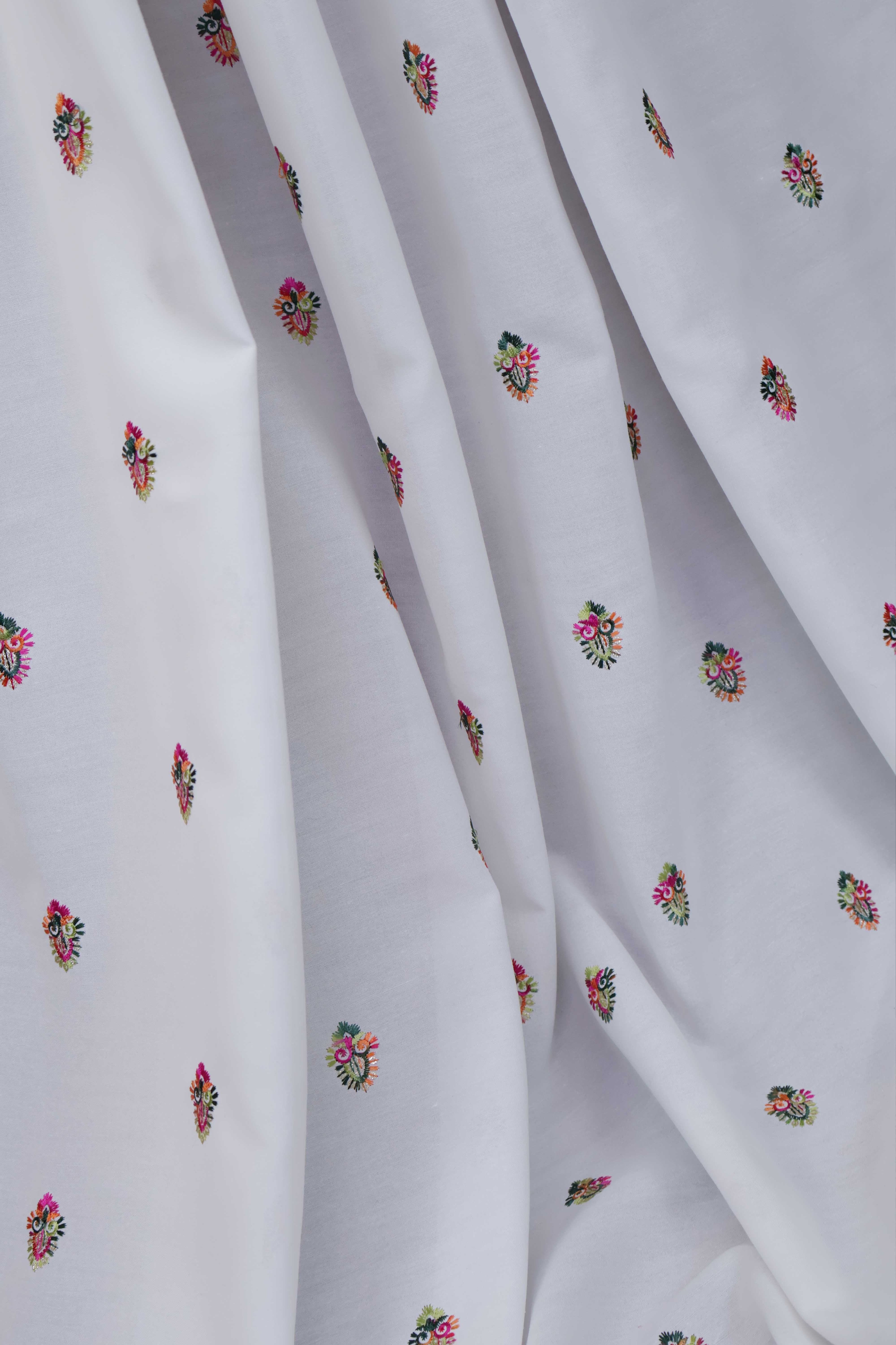 Embroidered Lawn Shawl HLSH111 - Image 6