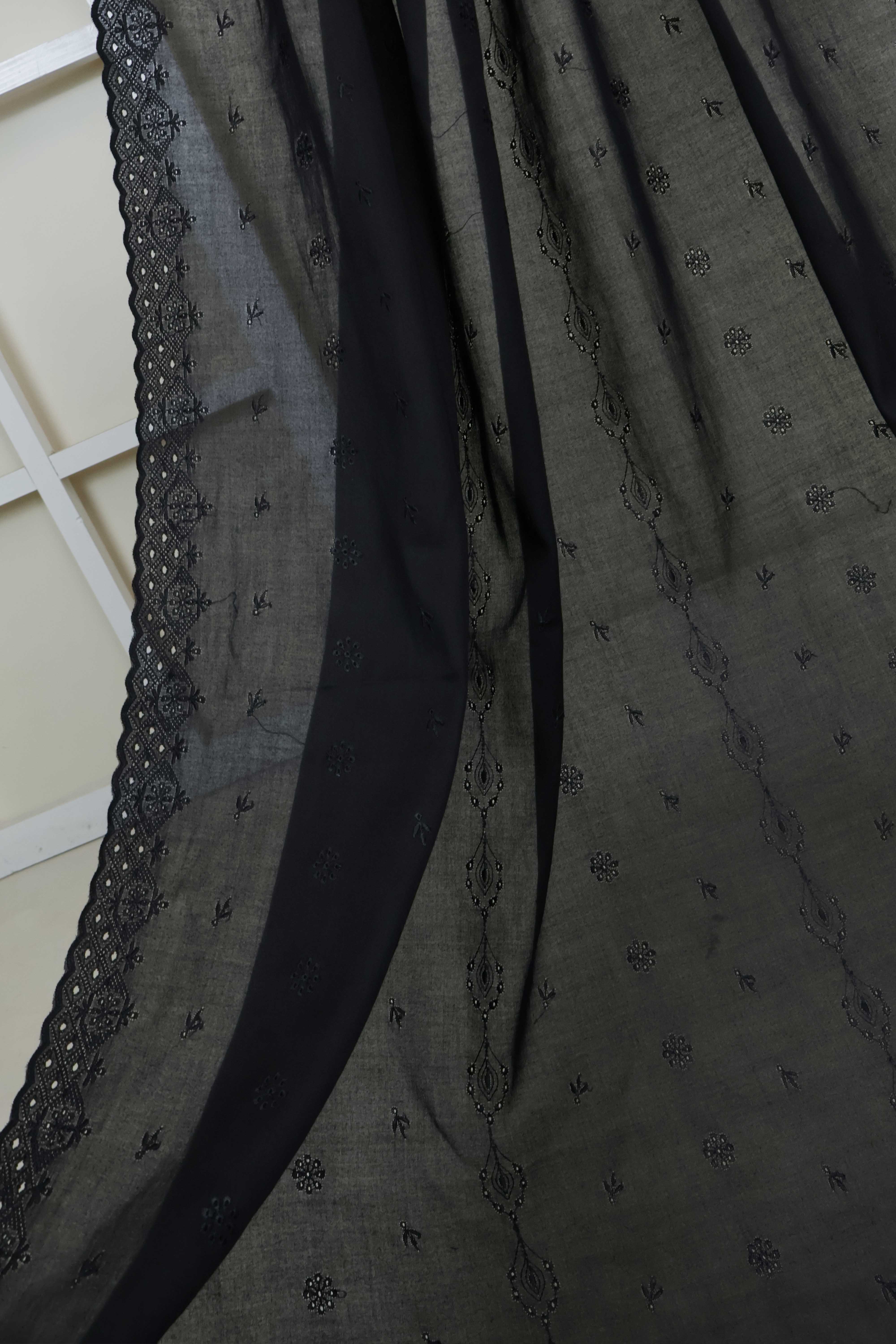 Embroidered Lawn Shawl HLSH124 - Image 4