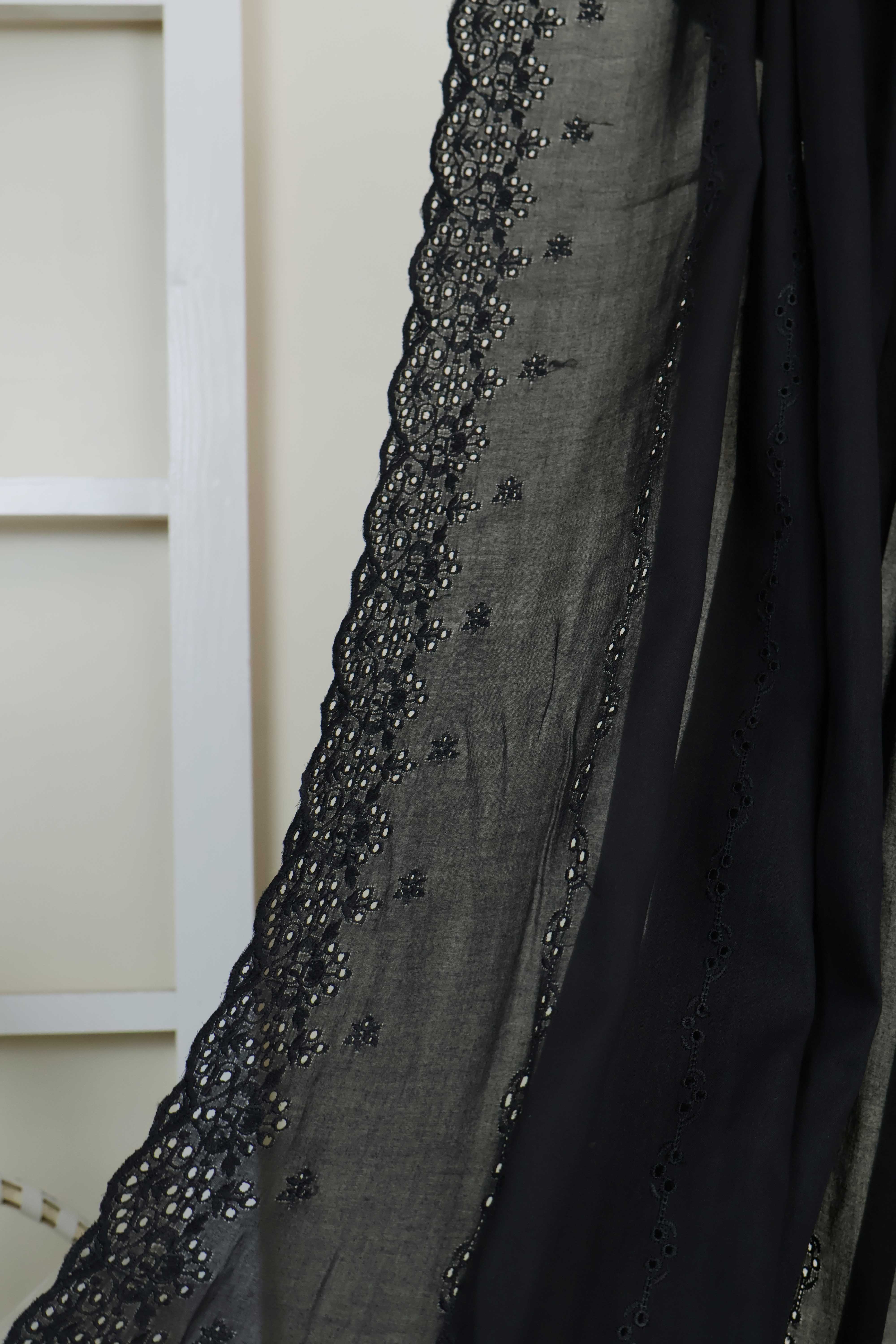 Embroidered Lawn Shawl HLSH123 - Image 3