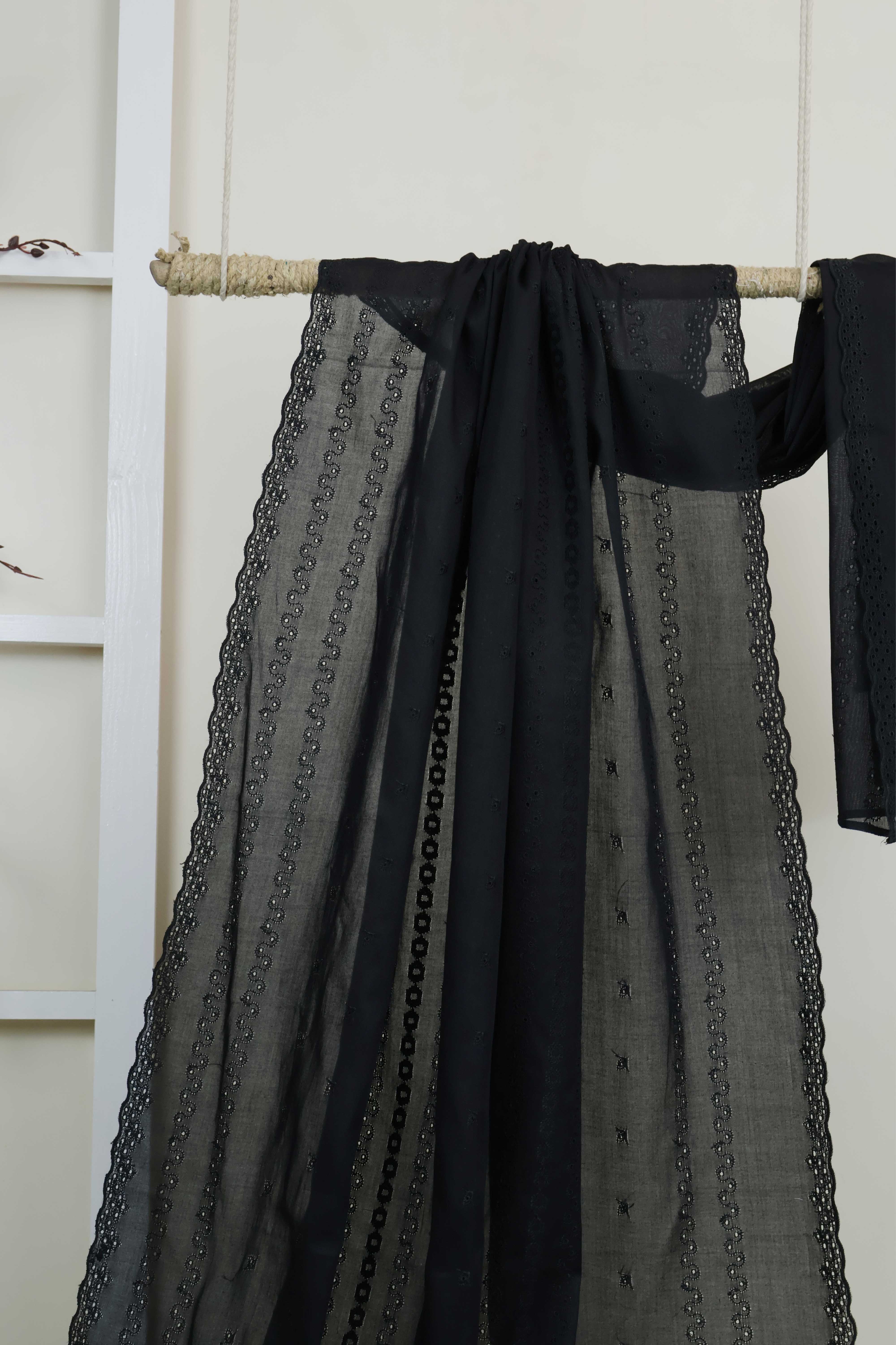 Embroidered Lawn Shawl HLSH119 - Image 2
