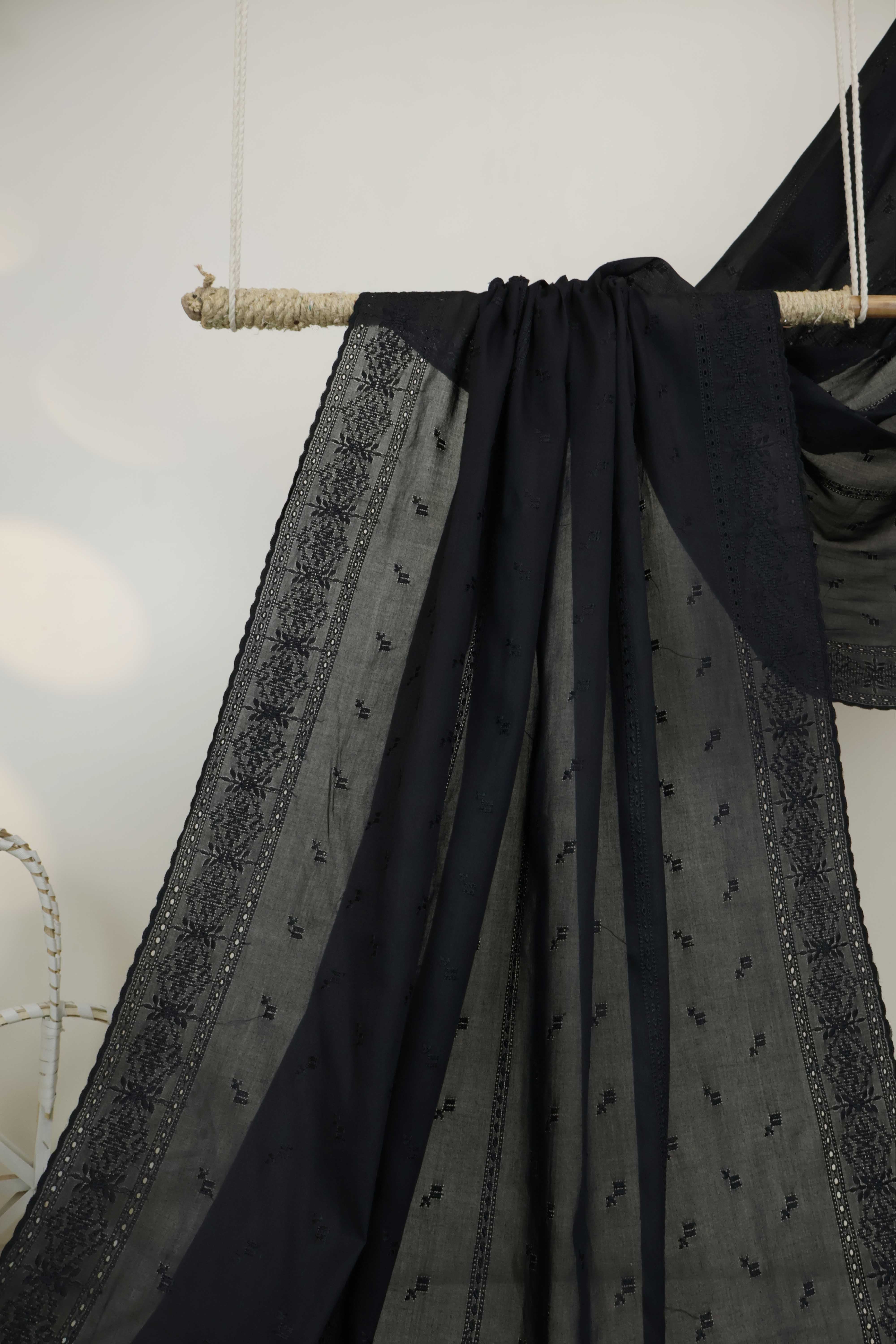 Embroidered Lawn Shawl HLSH120 - Image 2
