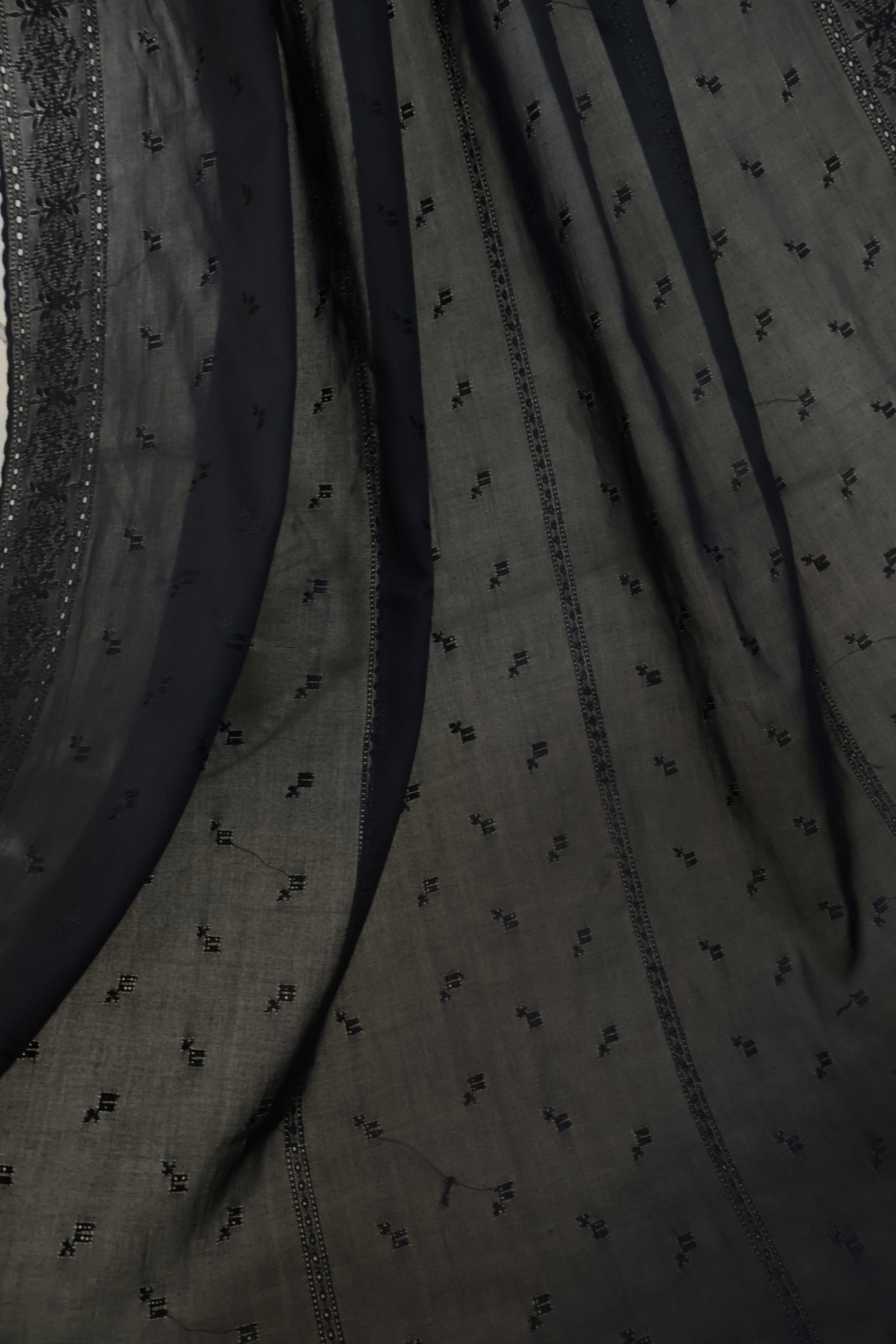Embroidered Lawn Shawl HLSH120 - Image 4