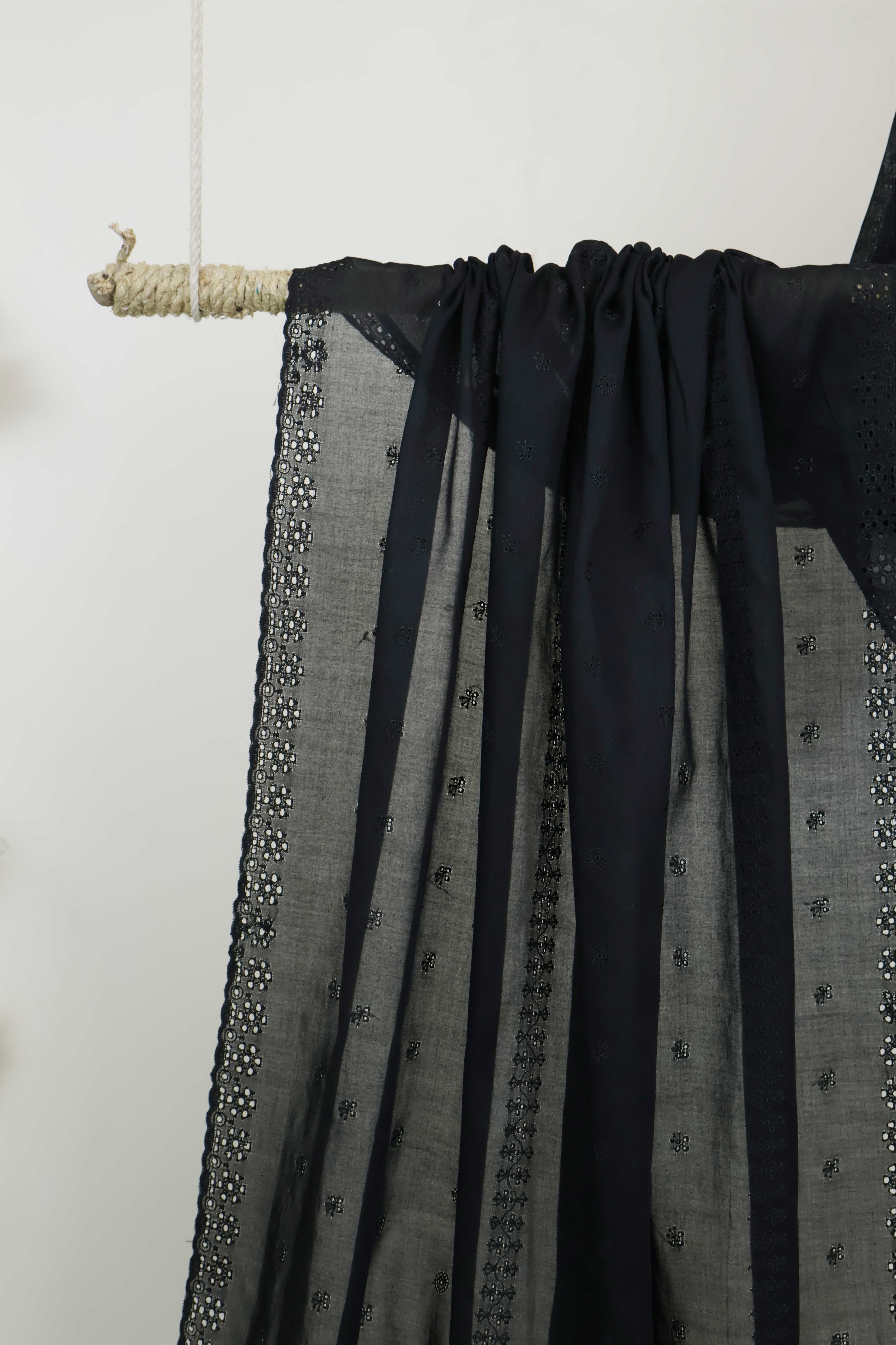 Embroidered Lawn Shawl HLSH163 - Image 2