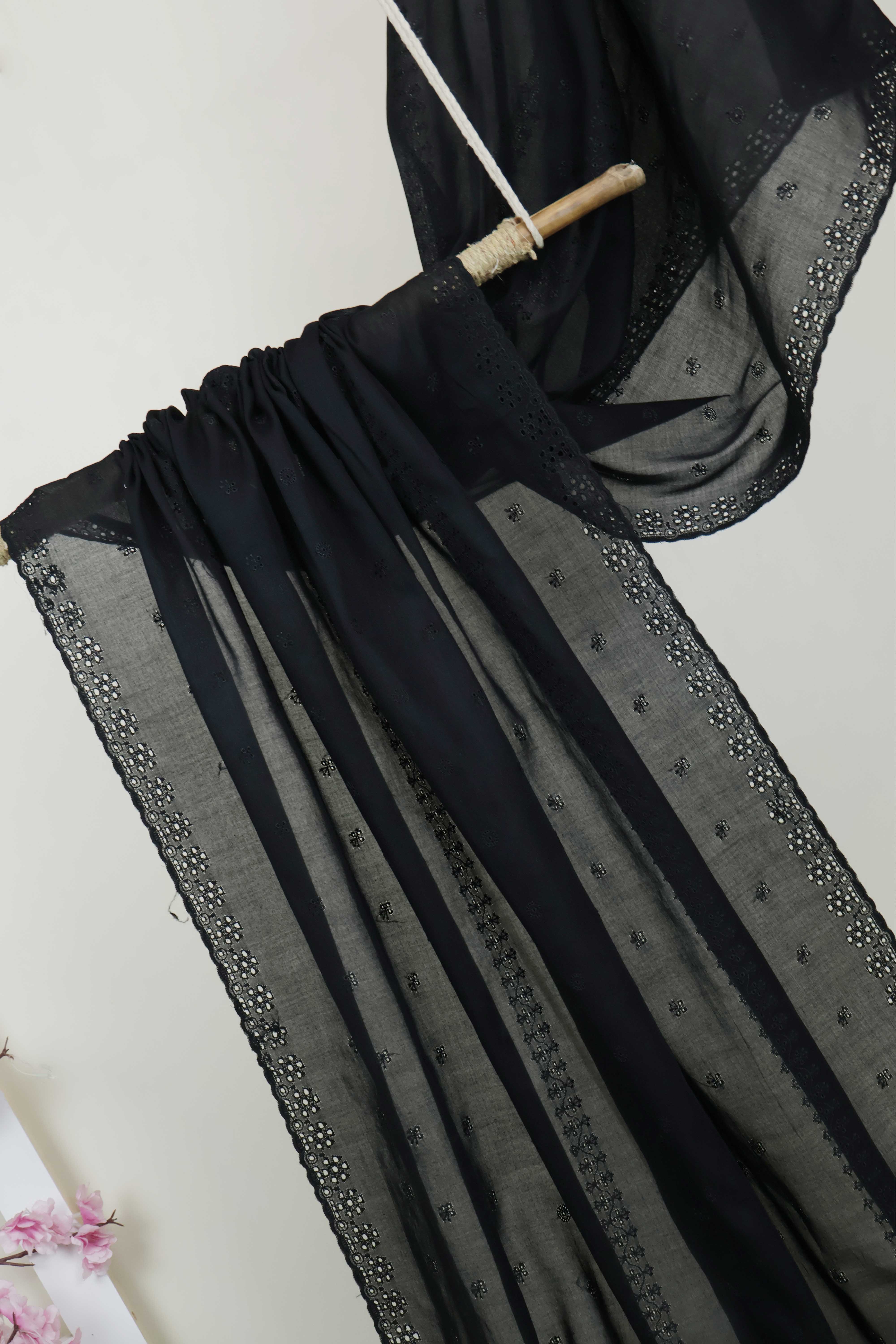 Embroidered Lawn Shawl HLSH163 - Image 3