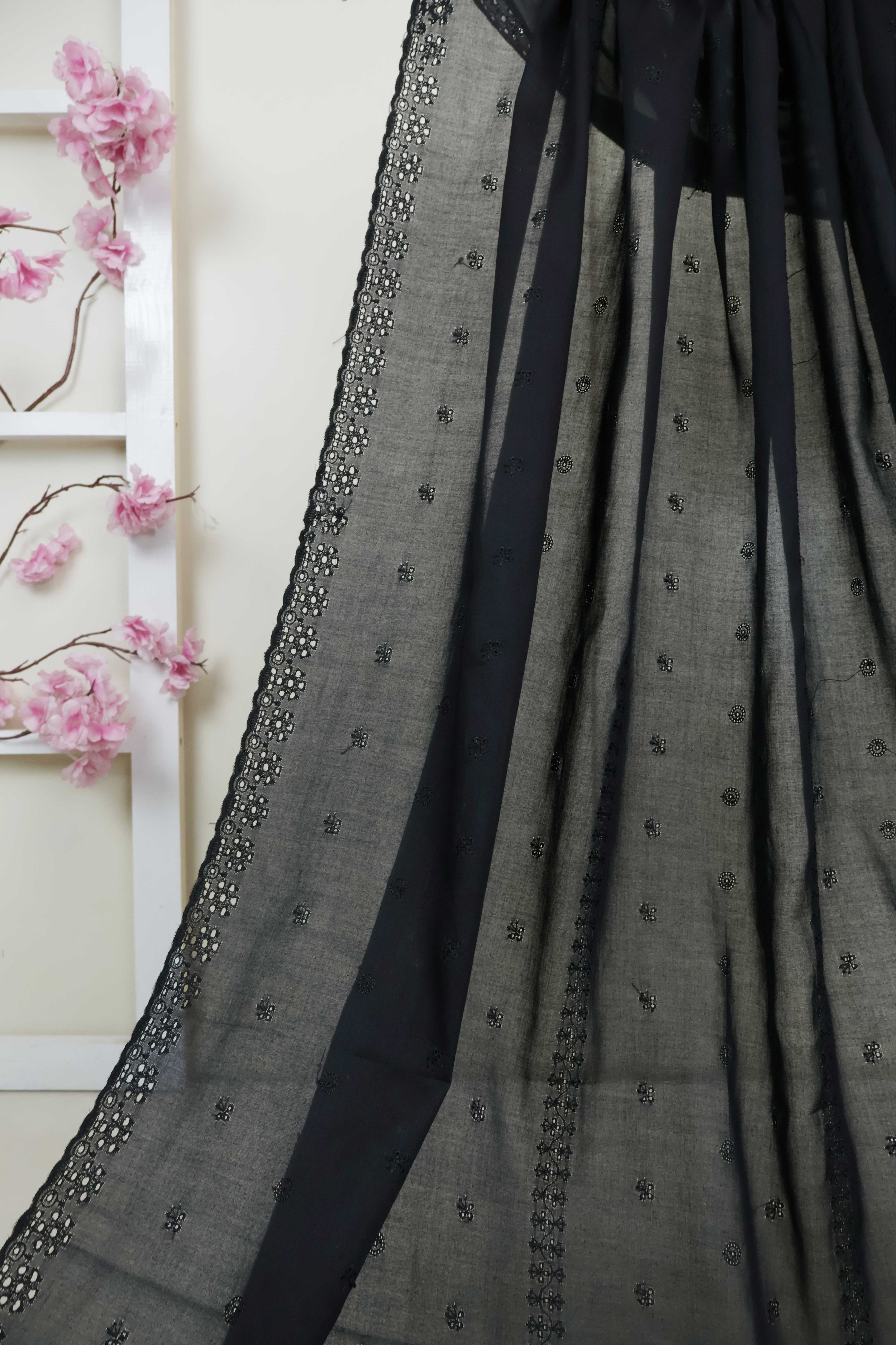 Embroidered Lawn Shawl HLSH163 - Image 4