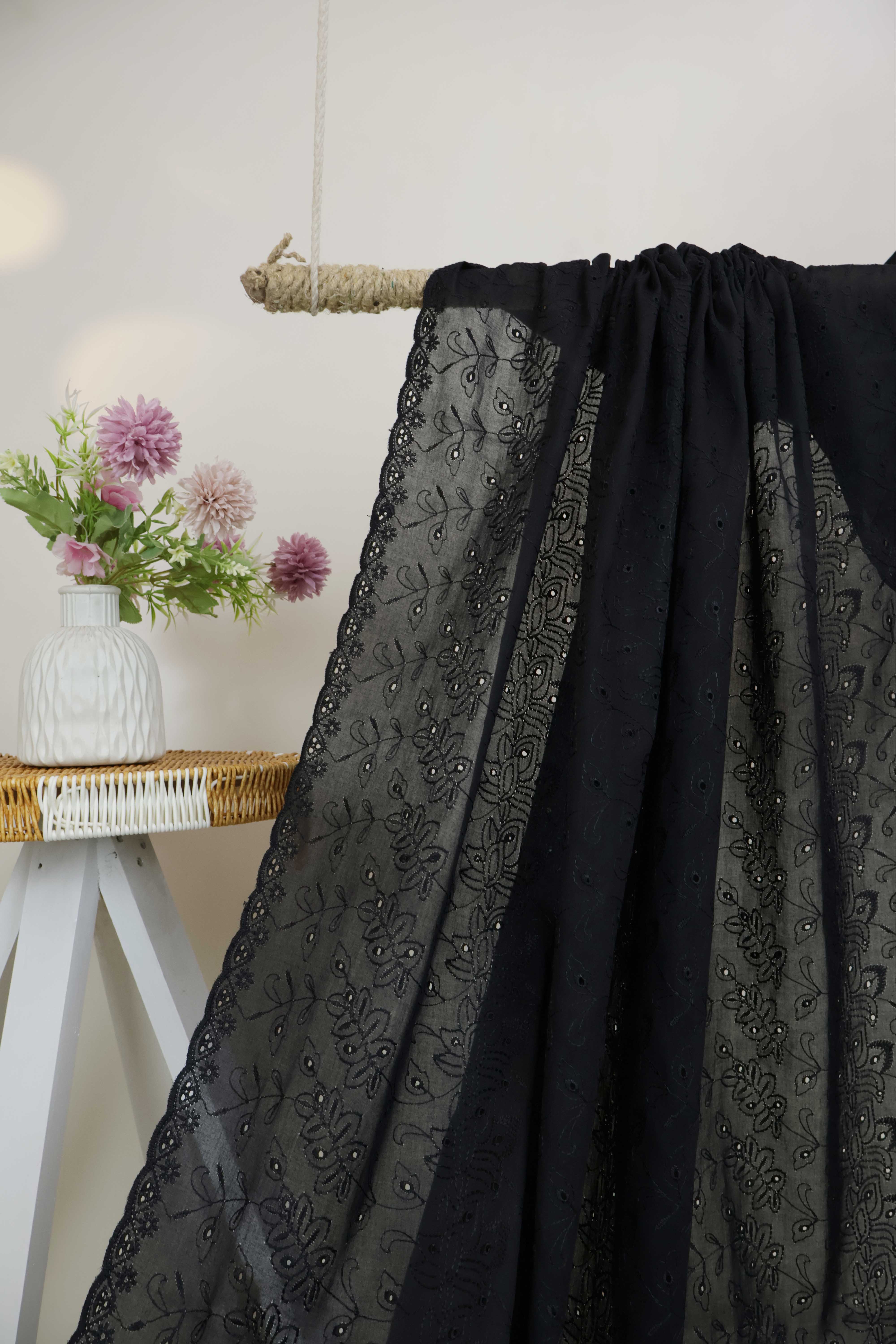 Full Embroidered Lawn Shawl HLSH178 - Image 3