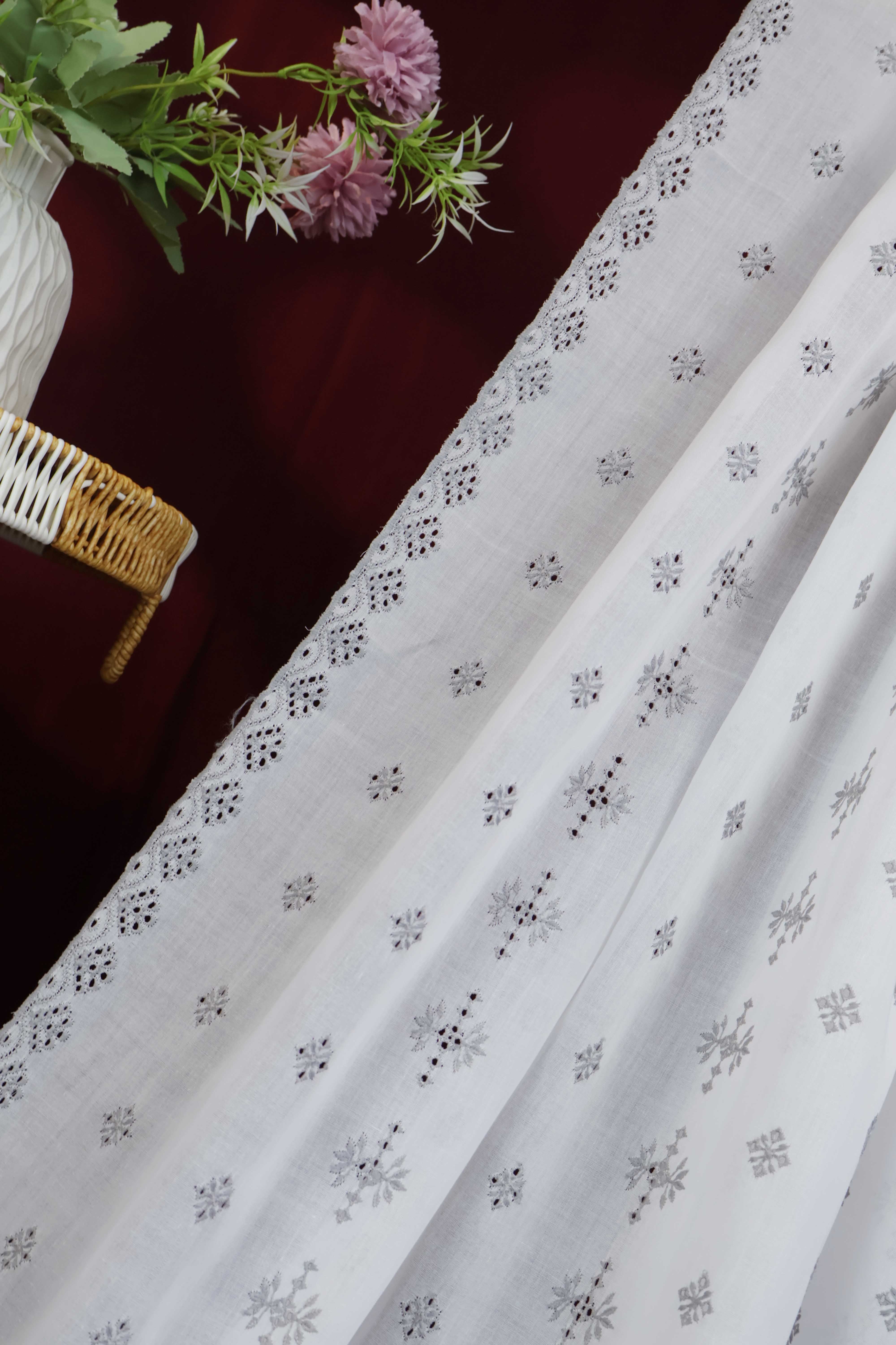 Embroidered Lawn Shawl HLSH197