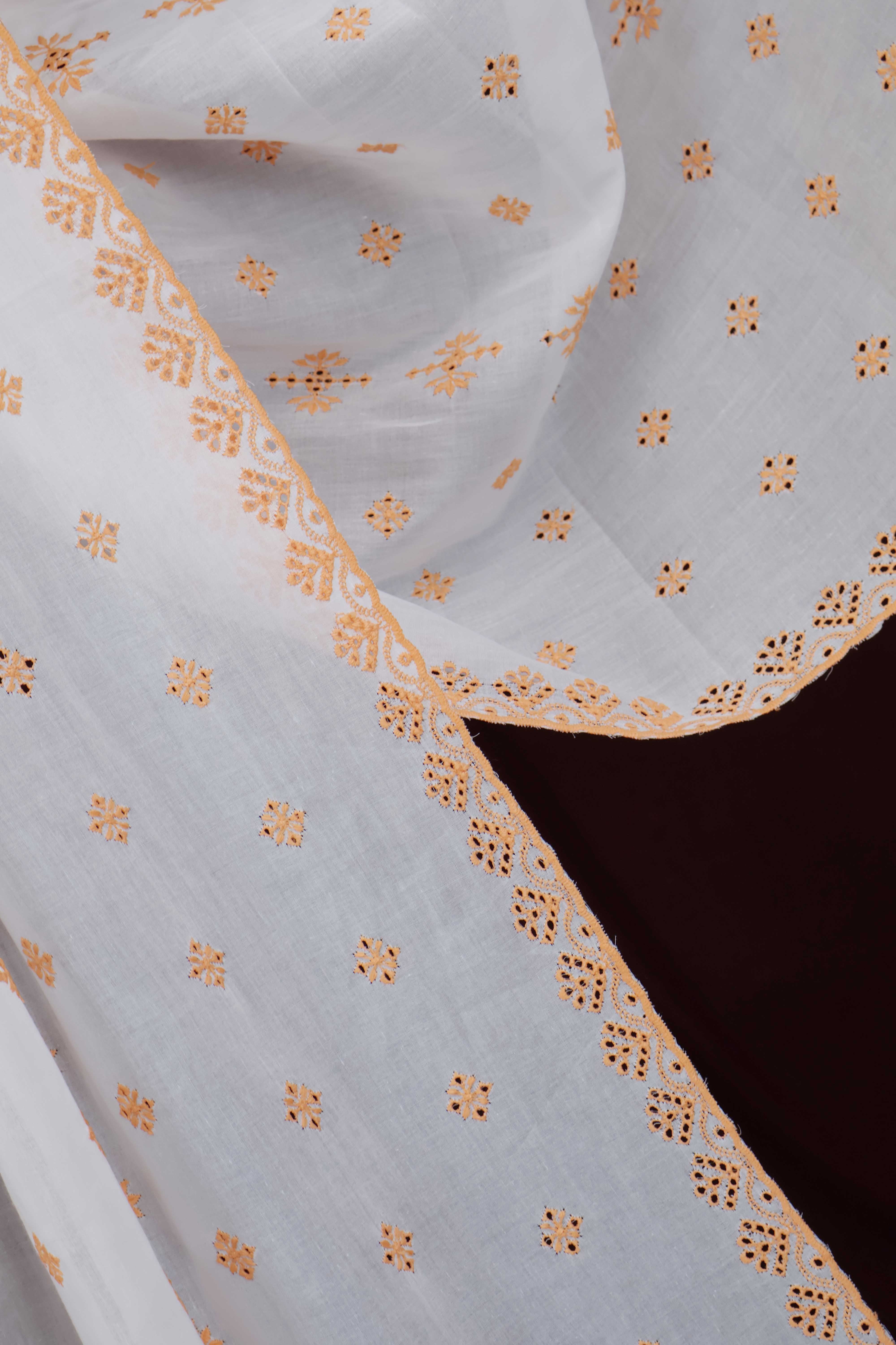 Embroidered Lawn Shawl HLSH202 - Image 3