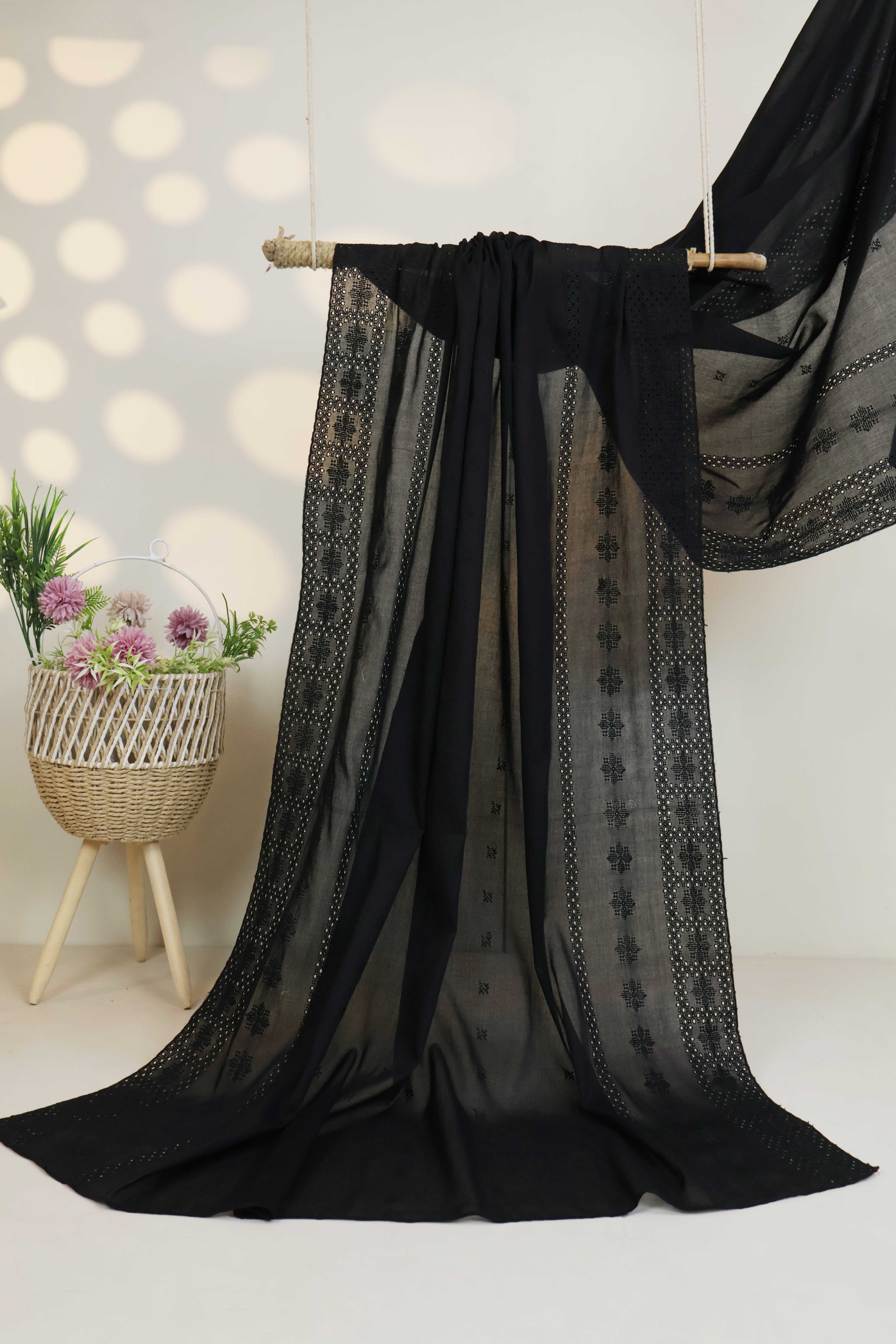 Embroidered Lawn Shawl HLSH205 - Image 2