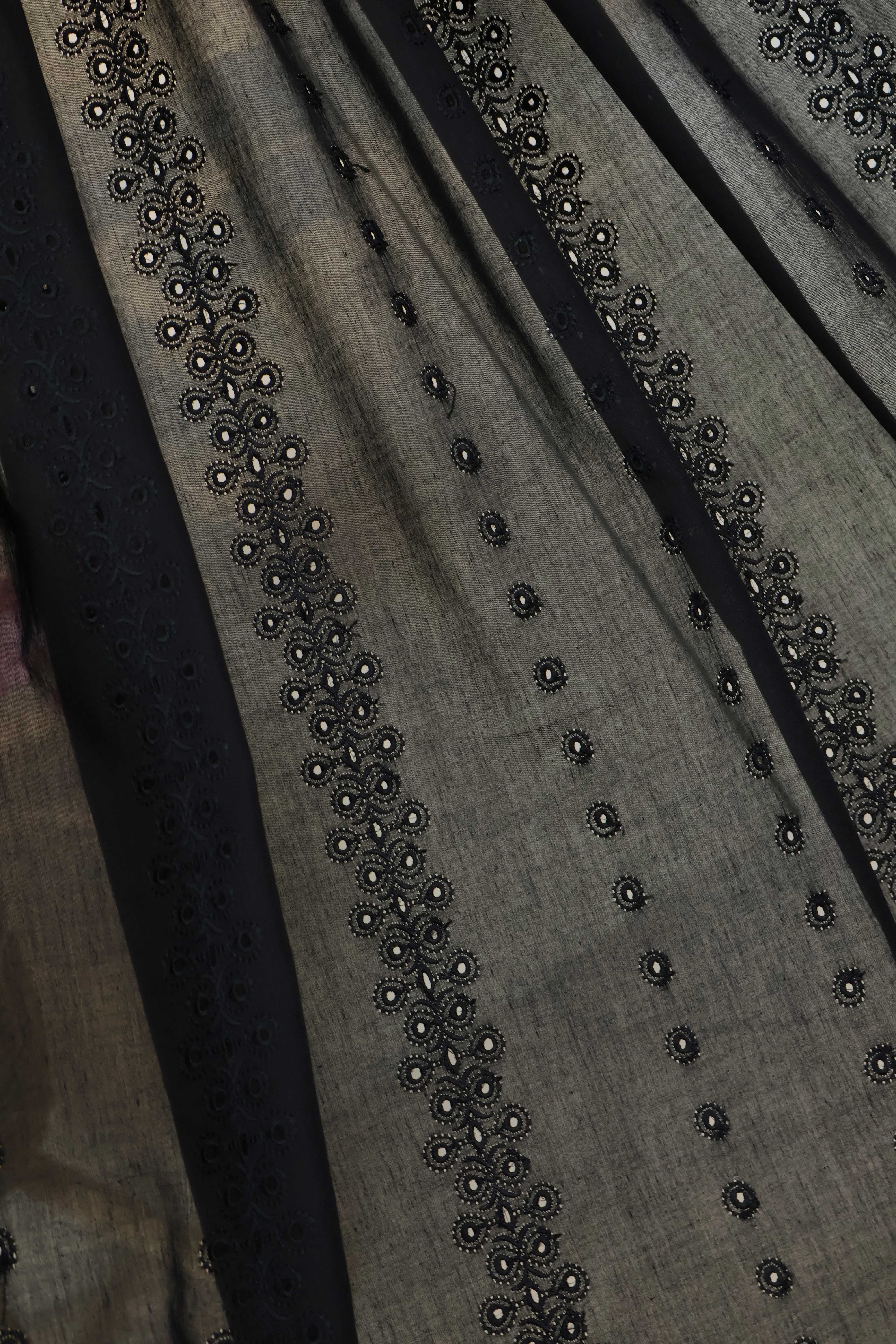 Embroidered Lawn Shawl HLSH211 - Image 2