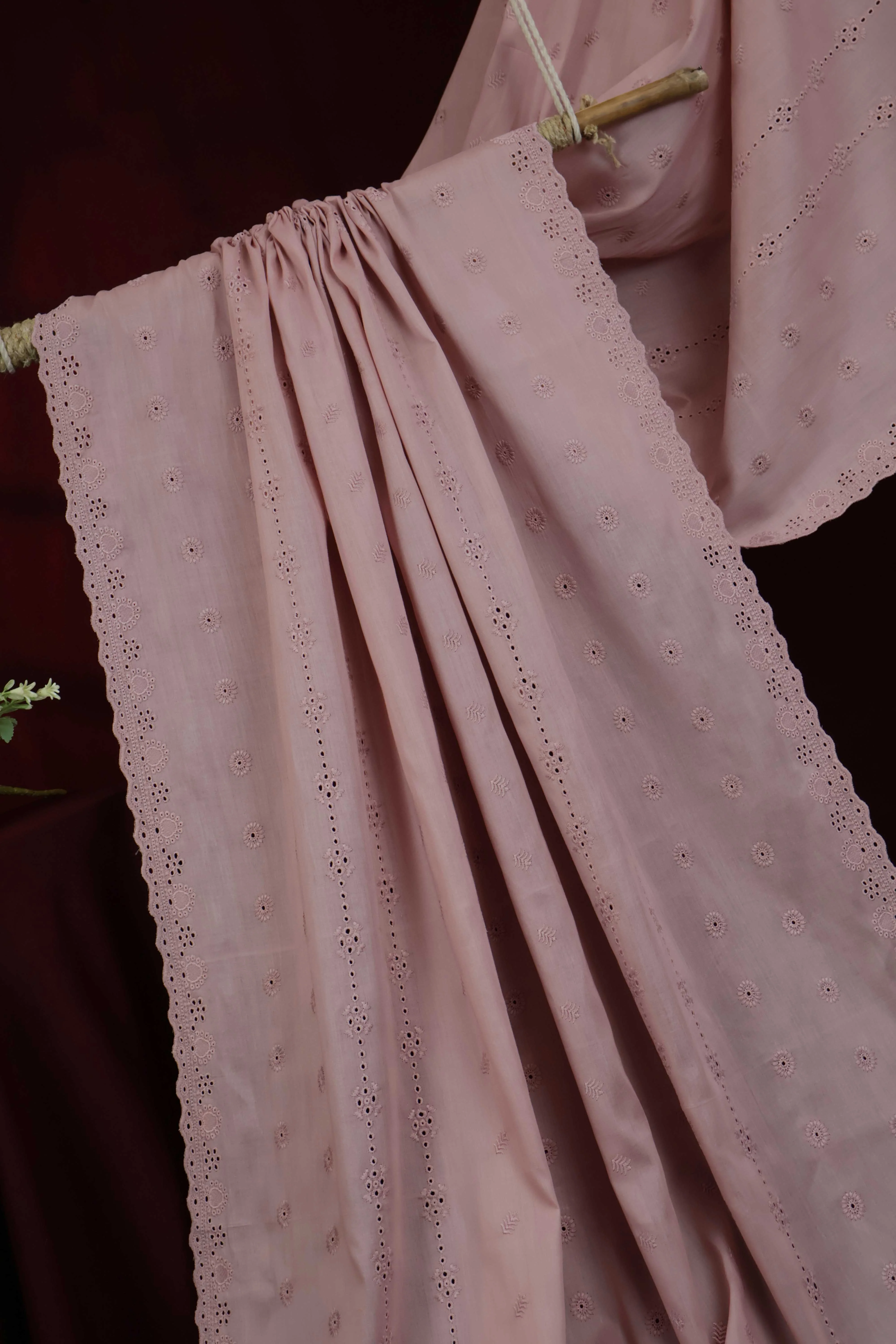 Embroidered Lawn Shawl HLSH215 - Image 4