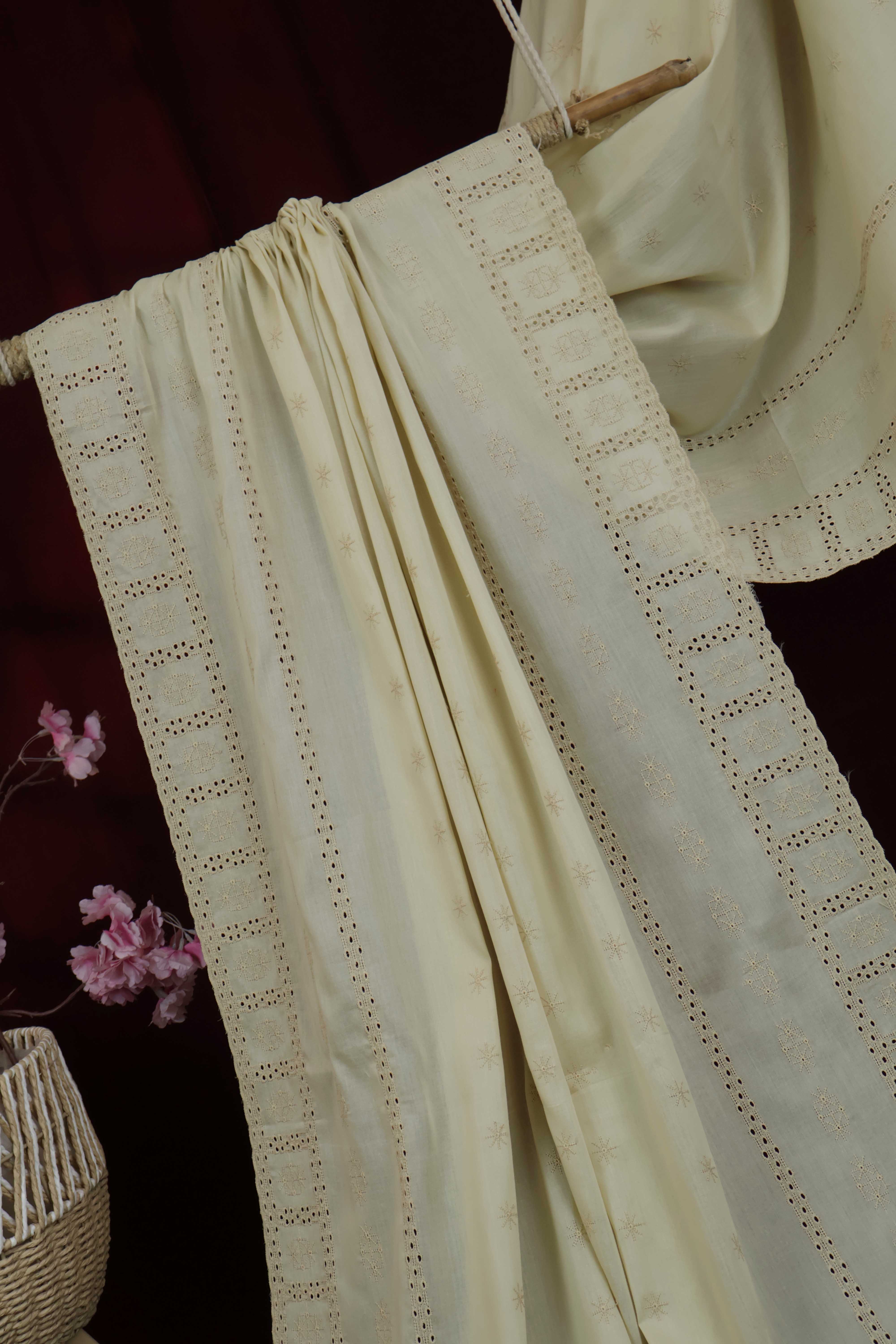Embroidered Lawn Shawl HLSH220 - Image 4