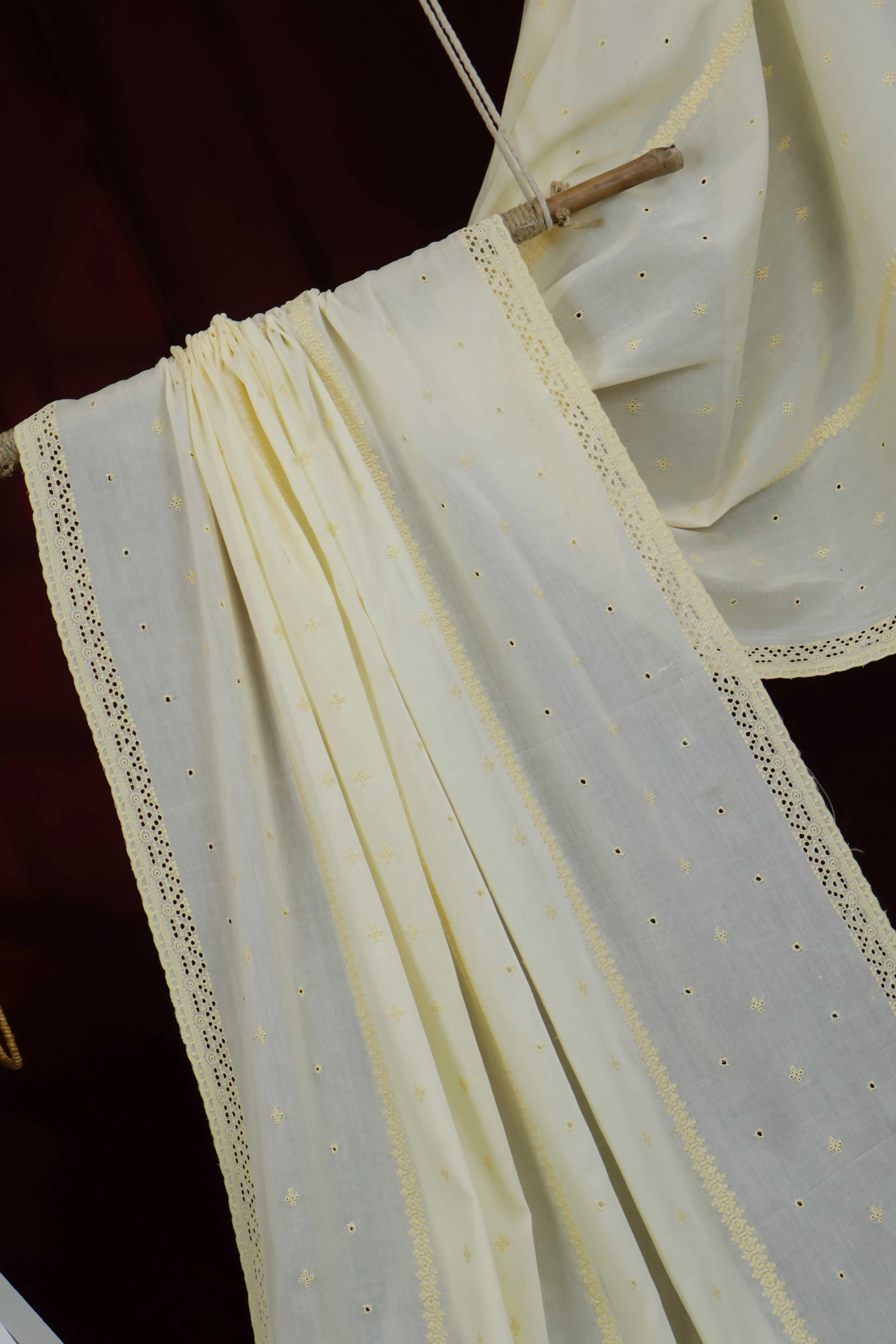 Embroidered Lawn Shawl HLSH224 - Image 2