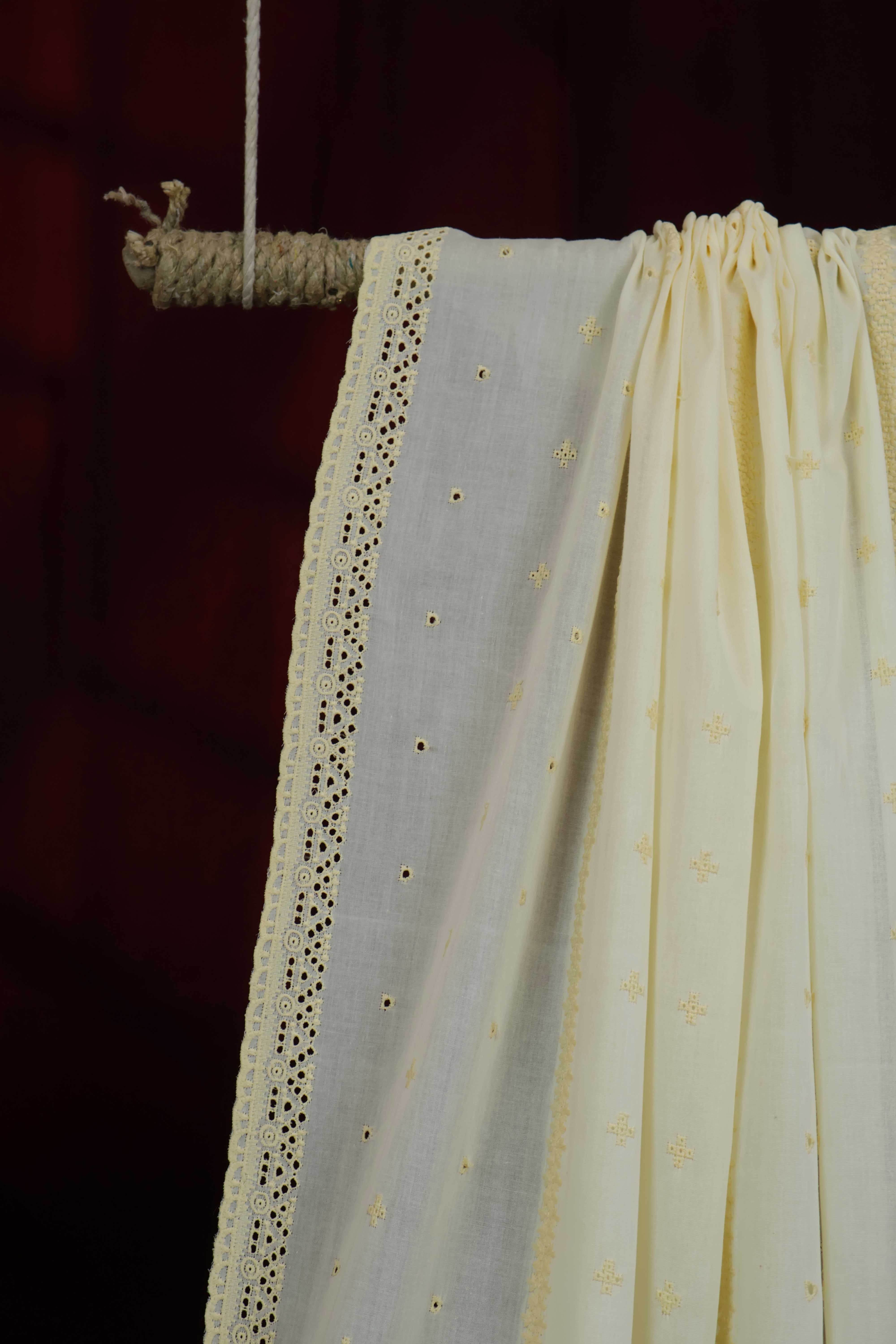 Embroidered Lawn Shawl HLSH224 - Image 4