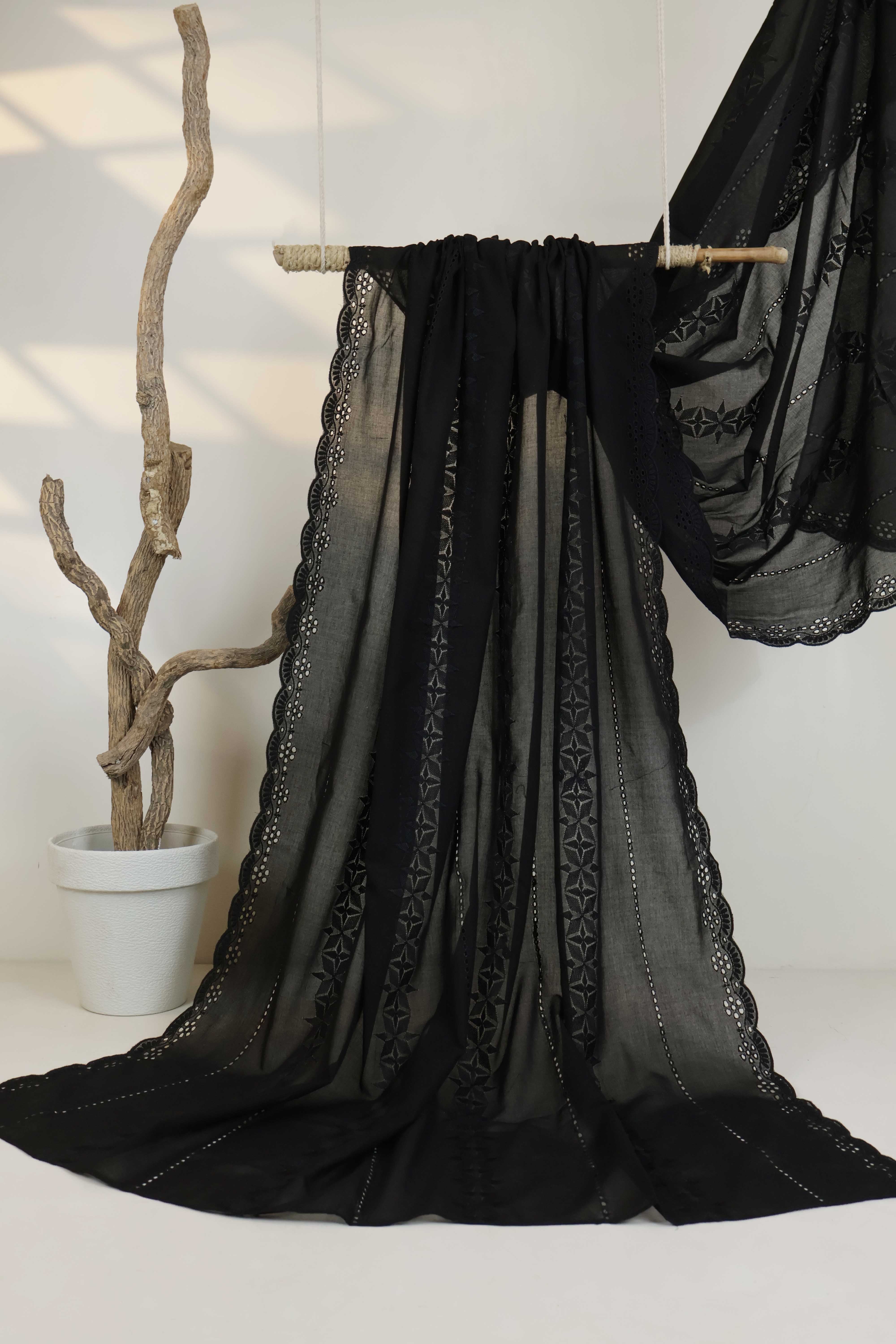 Embroidered Lawn Shawl HLSH225 - Image 3