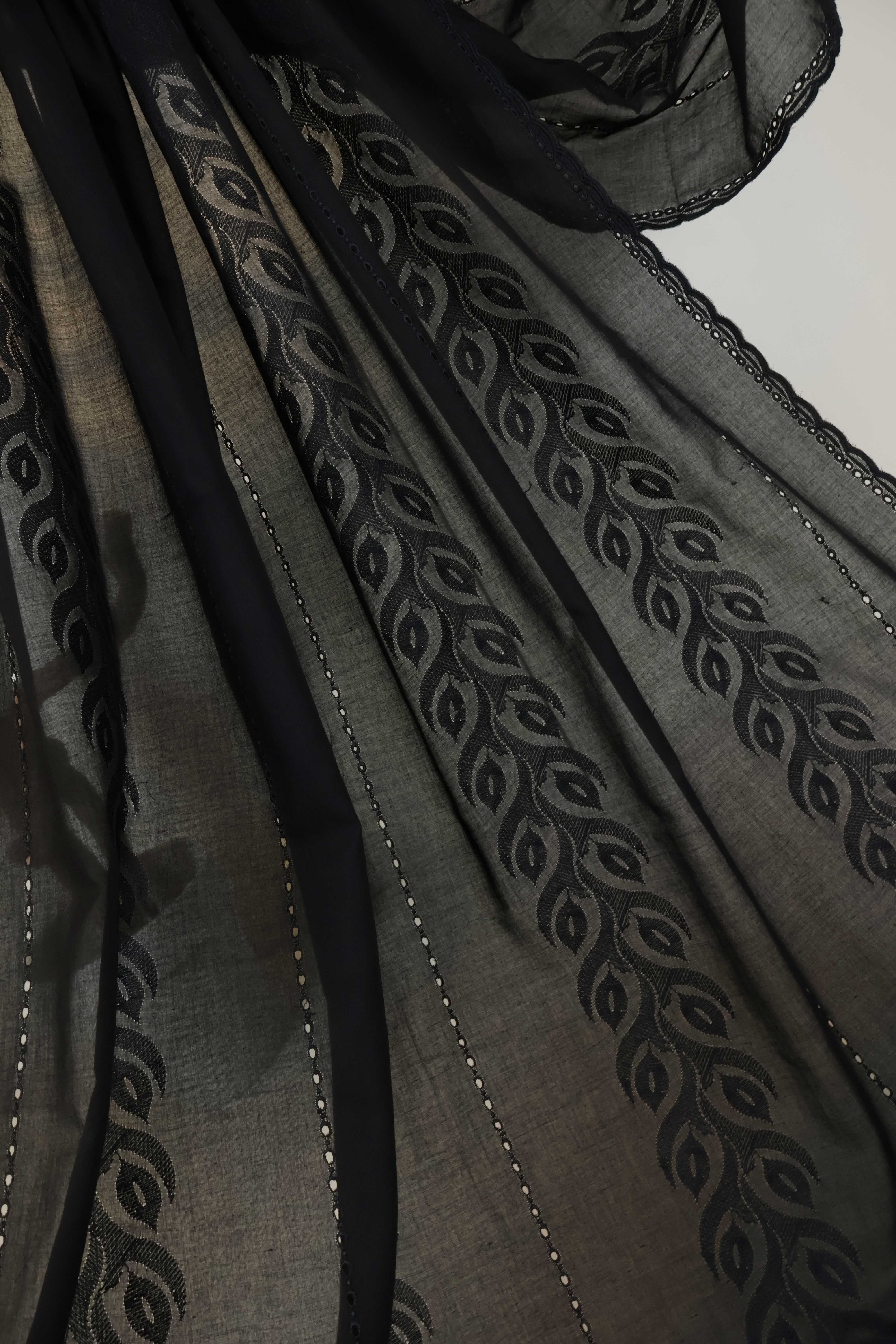 Embroidered Lawn Shawl HLSH227 - Image 2