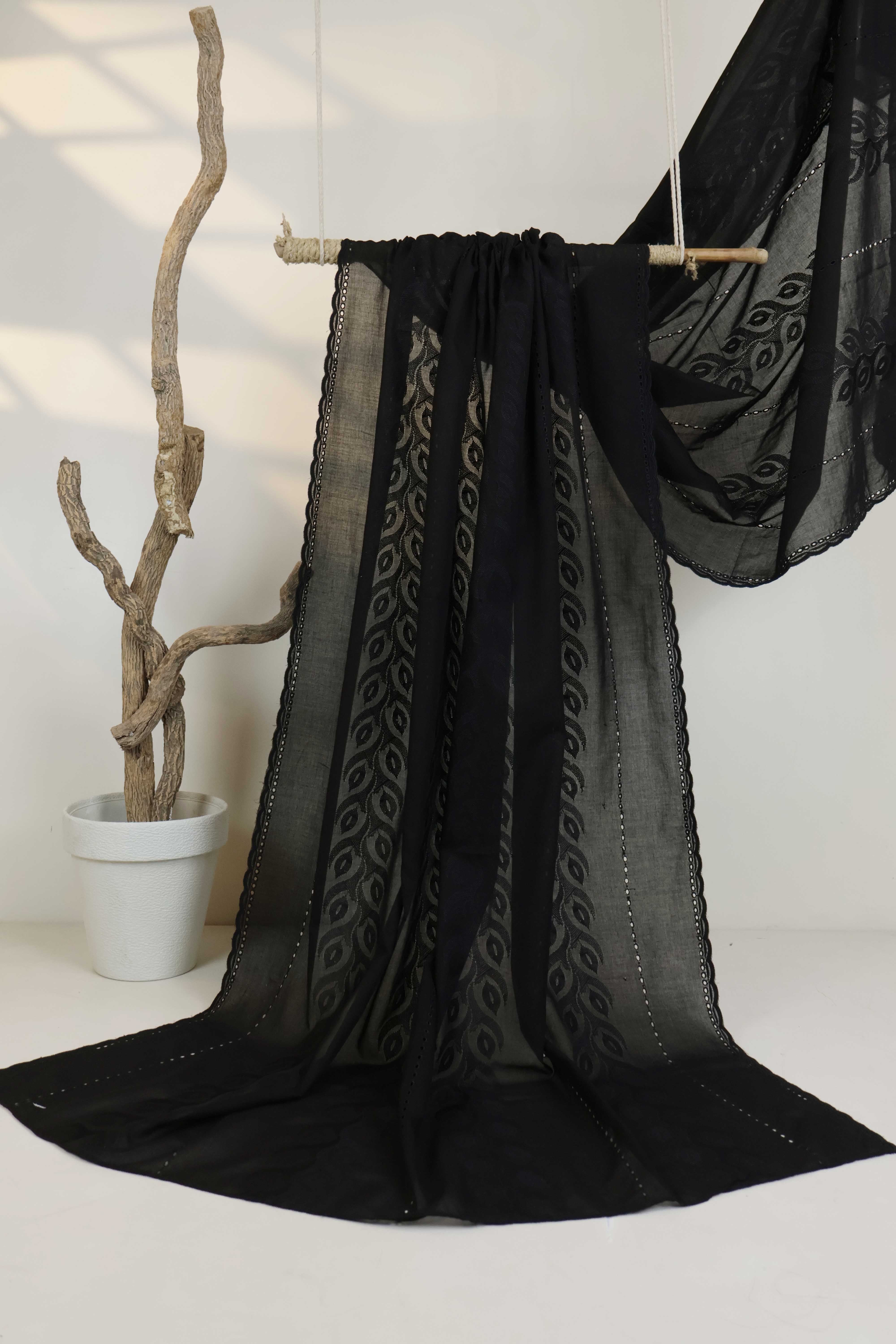 Embroidered Lawn Shawl HLSH227 - Image 3