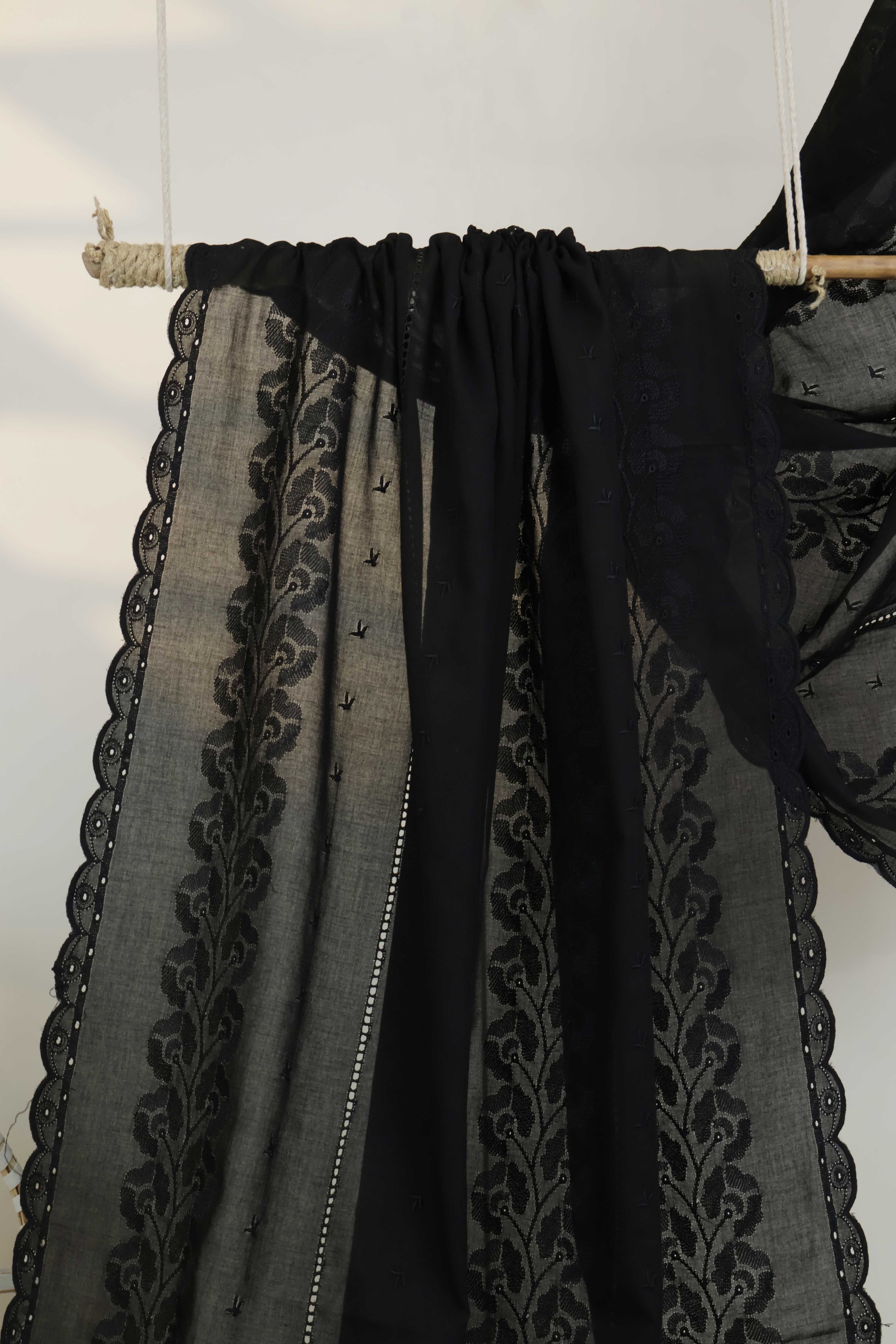 Embroidered Lawn Shawl HLSH228 - Image 2