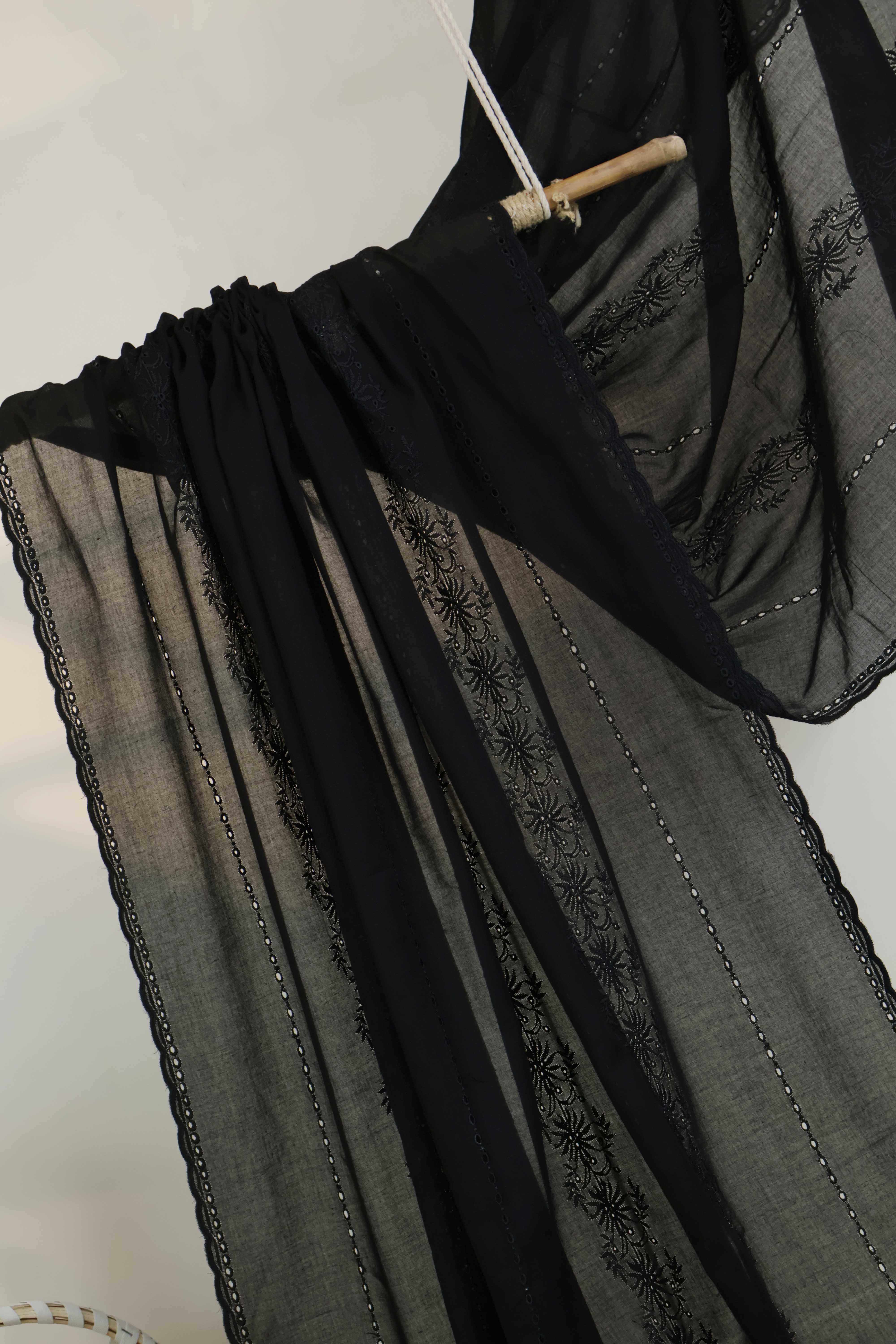 Embroidered Lawn Shawl HLSH229 - Image 4