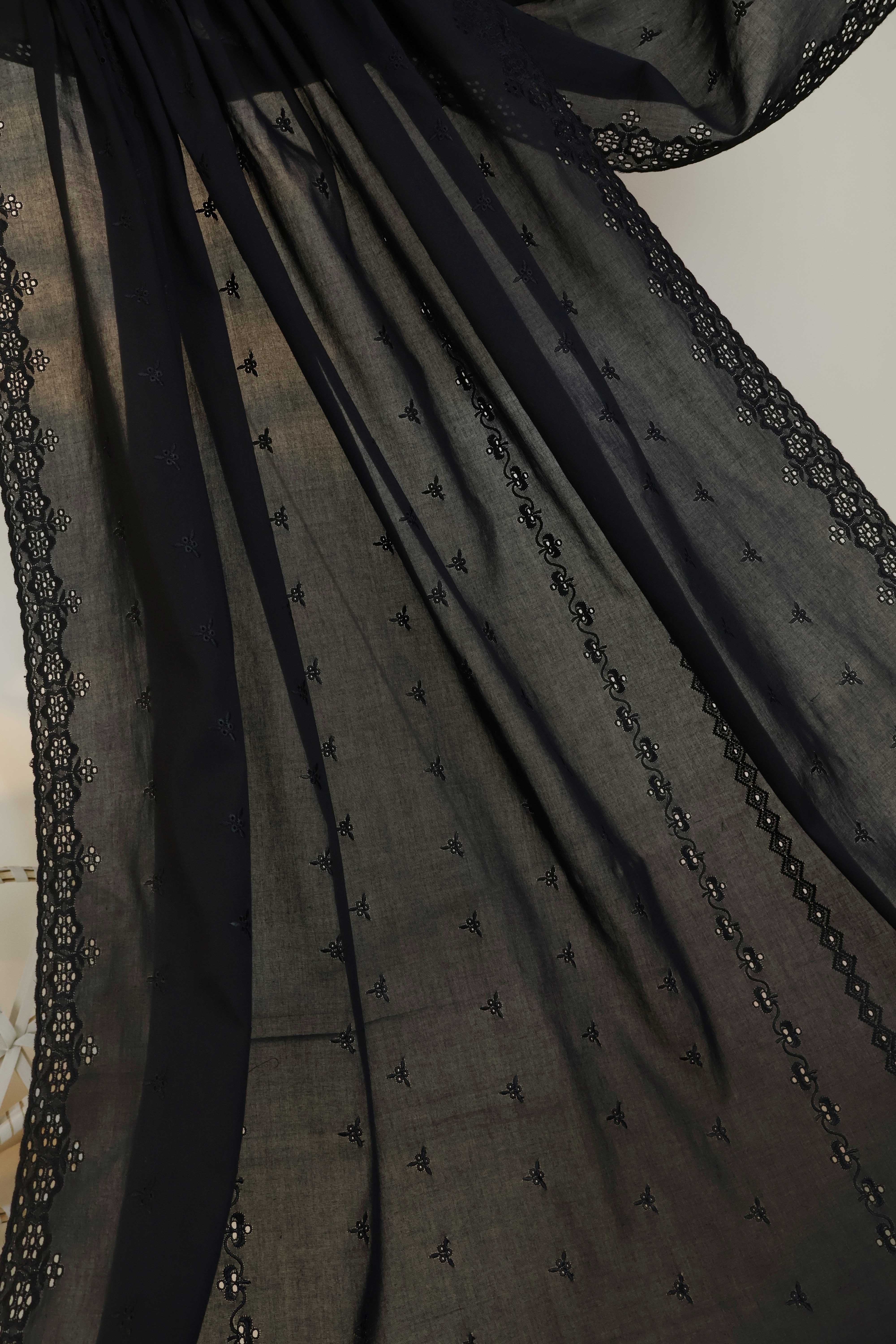 Embroidered Lawn Shawl HLSH231 - Image 5