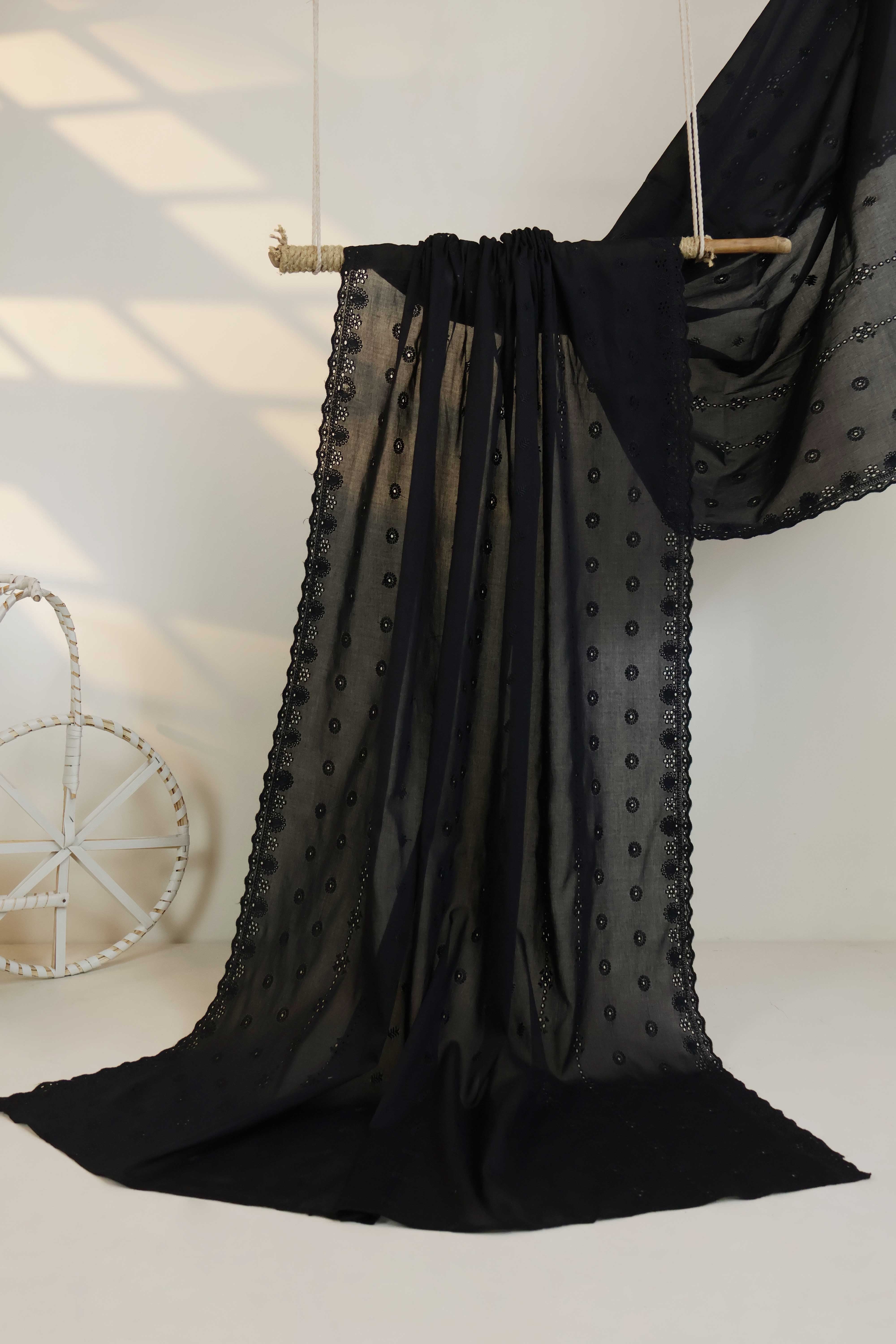 Embroidered Lawn Shawl HLSH232 - Image 3