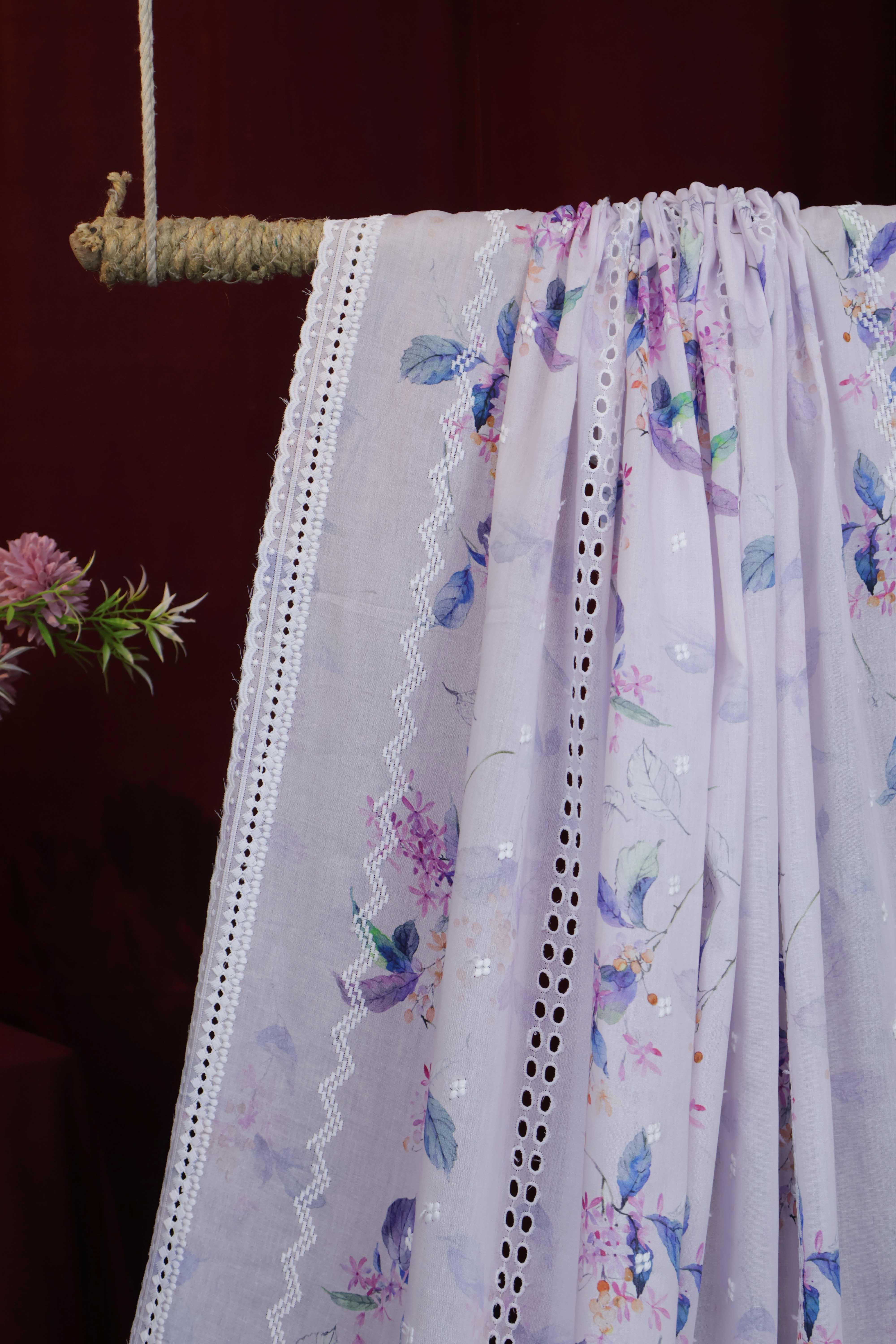 Embroidered Lawn Shawl LSST03 - Image 4