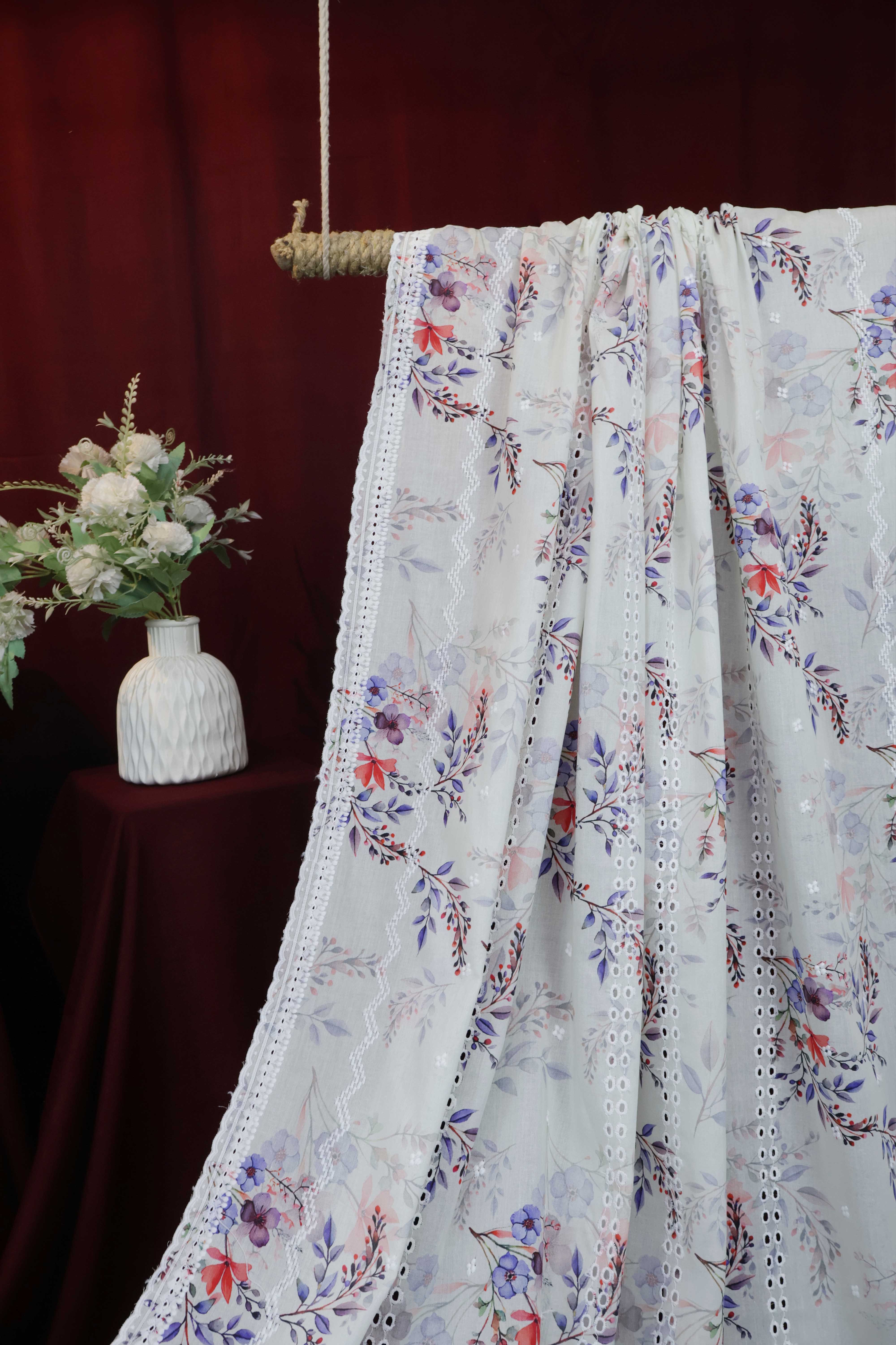 Embroidered Lawn Shawl LSST06 - Image 2