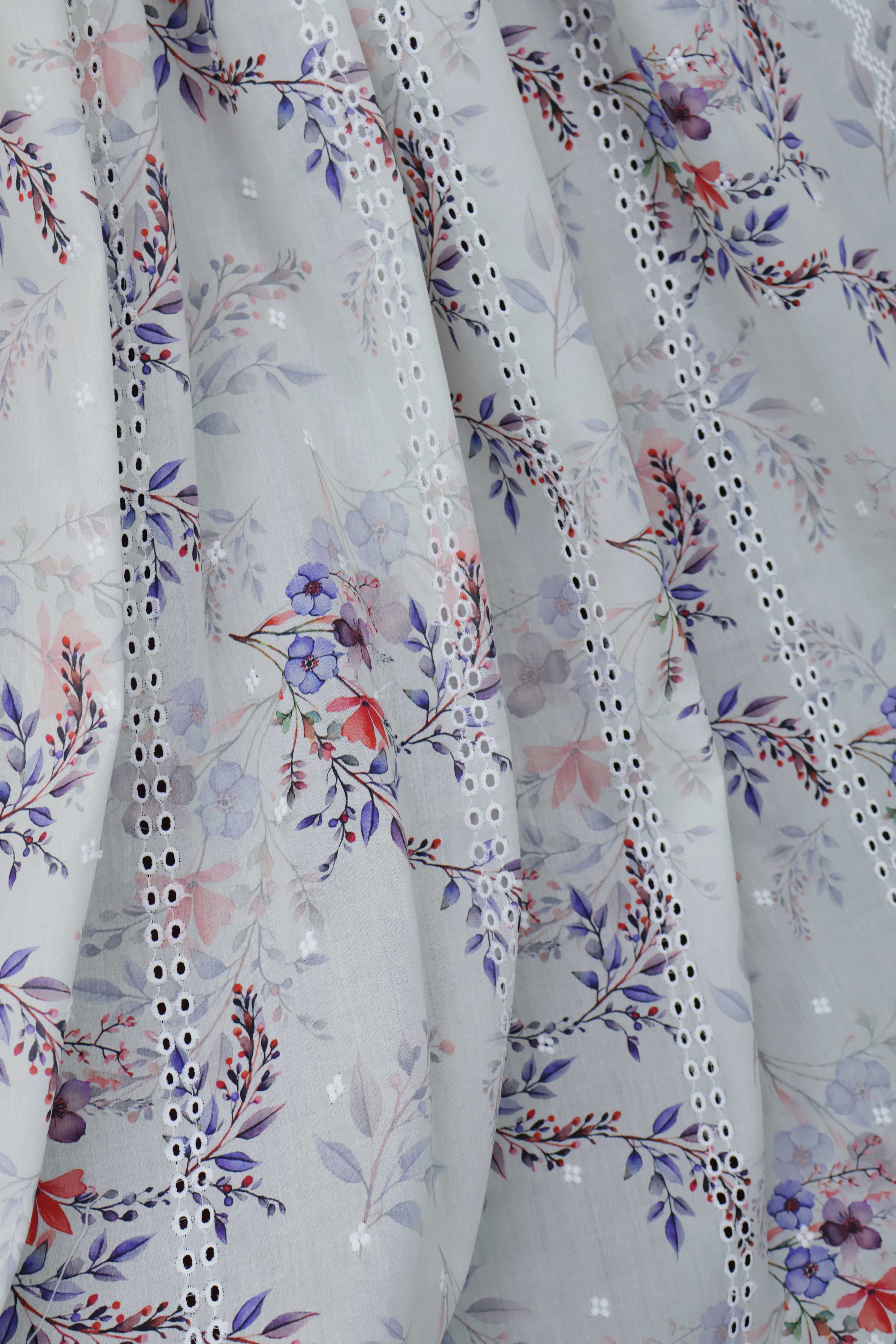 Embroidered Lawn Shawl LSST06 - Image 6
