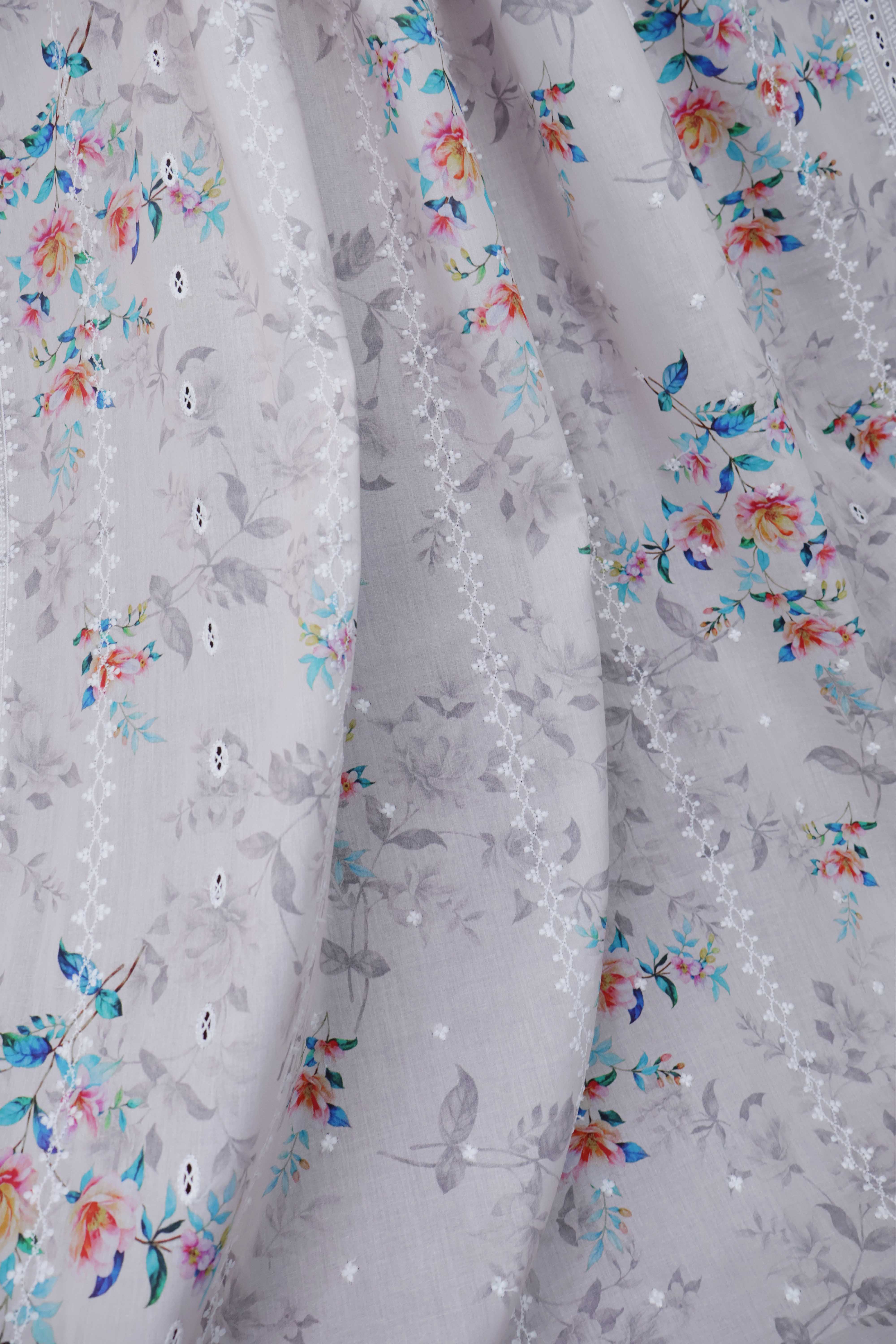 Embroidered Lawn Shawl LSST10 - Image 4