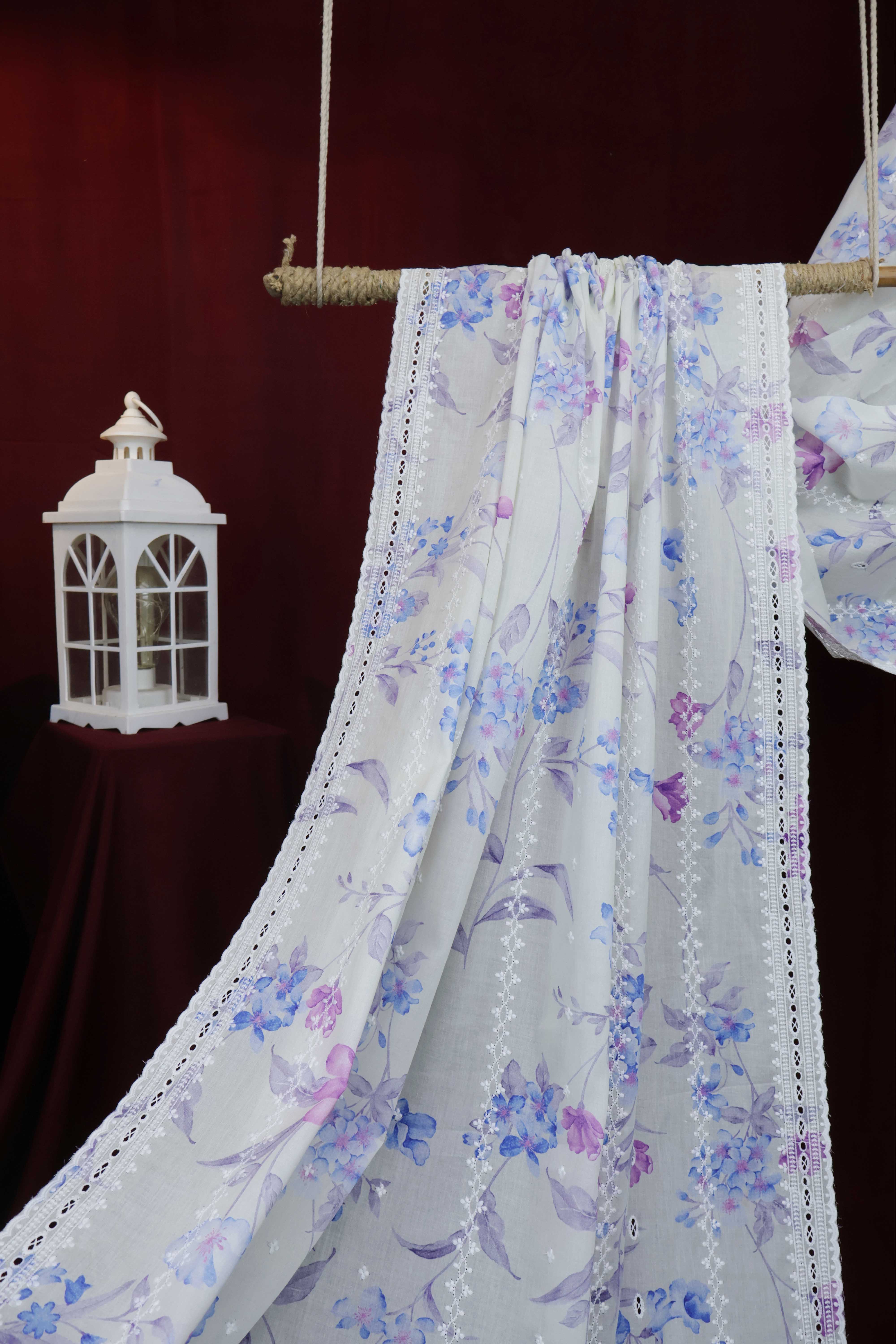Embroidered Lawn Shawl LSST13 - Image 4