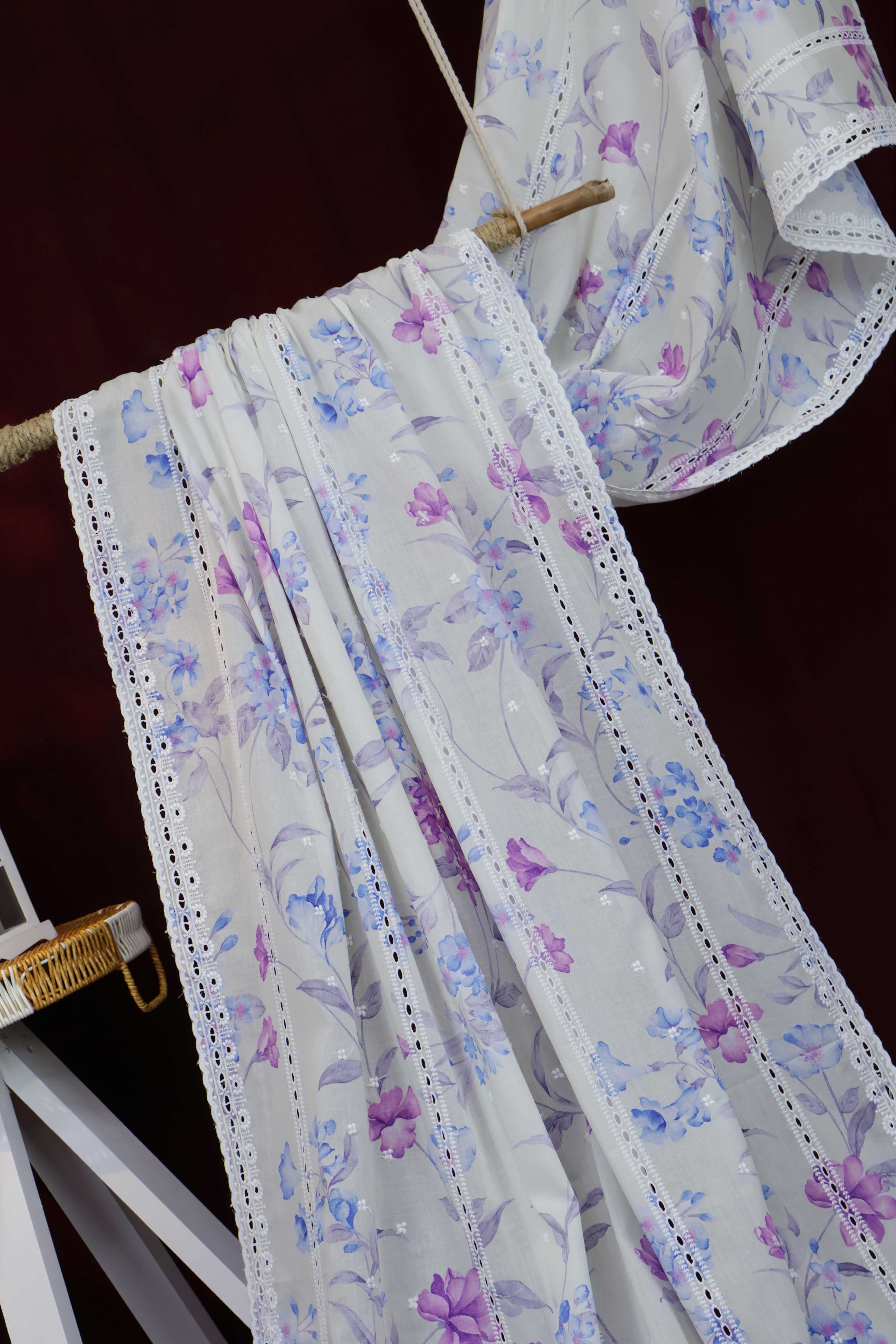 Embroidered Lawn Shawl LSST15 - Image 2