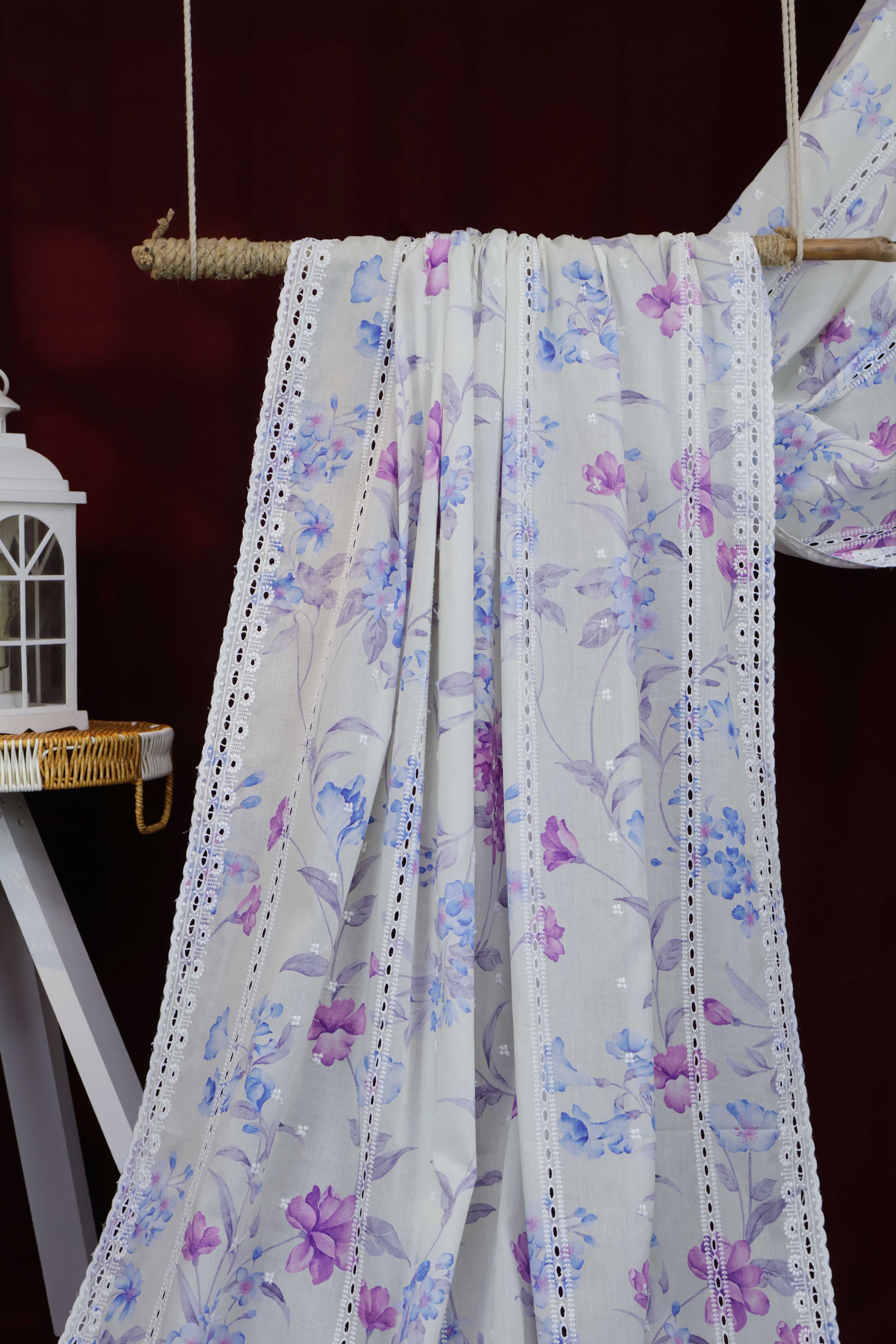 Embroidered Lawn Shawl LSST15 - Image 3