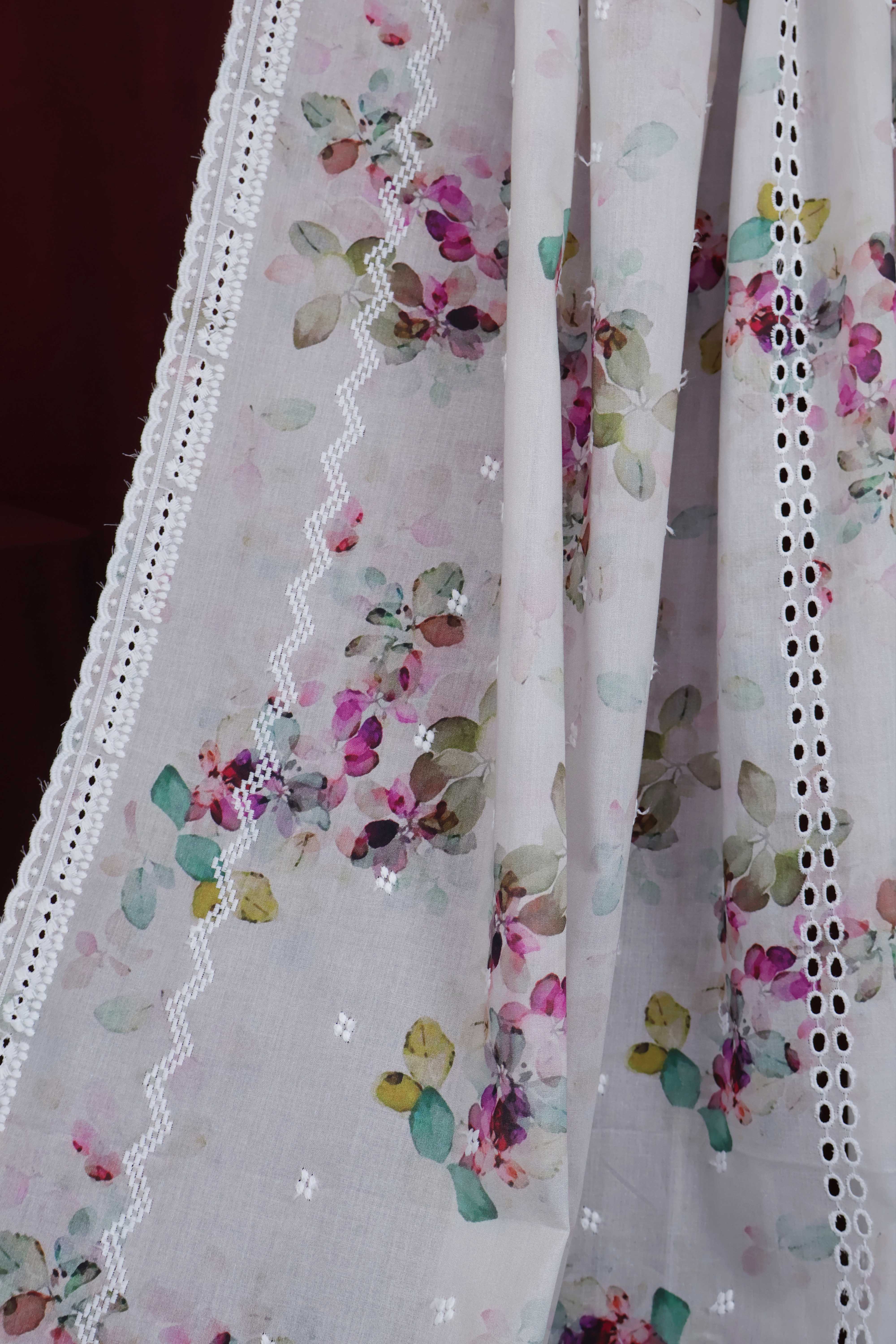 Embroidered Lawn Shawl LSST22 - Image 4