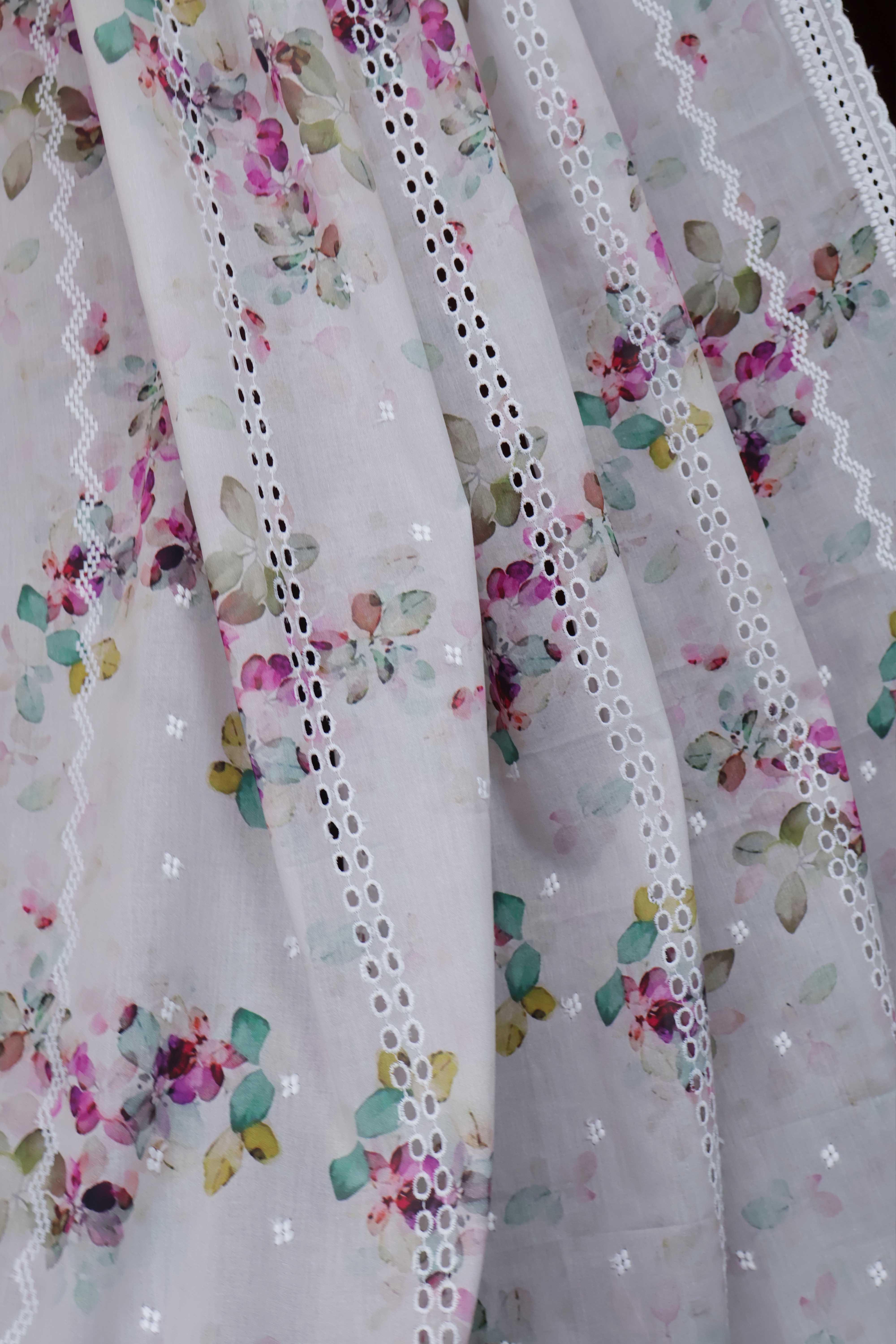 Embroidered Lawn Shawl LSST22 - Image 5