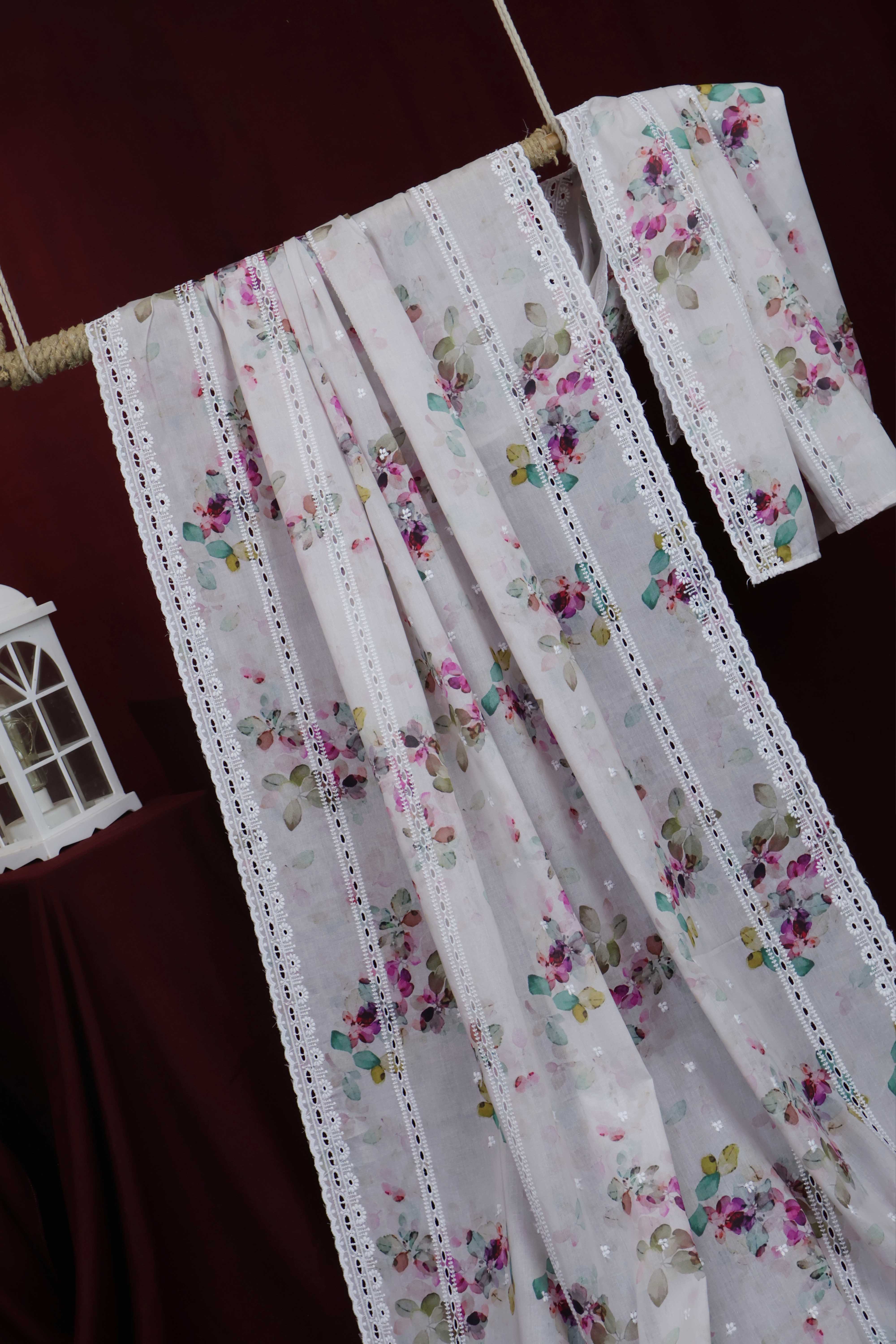 Embroidered Lawn Shawl LSST24 - Image 5