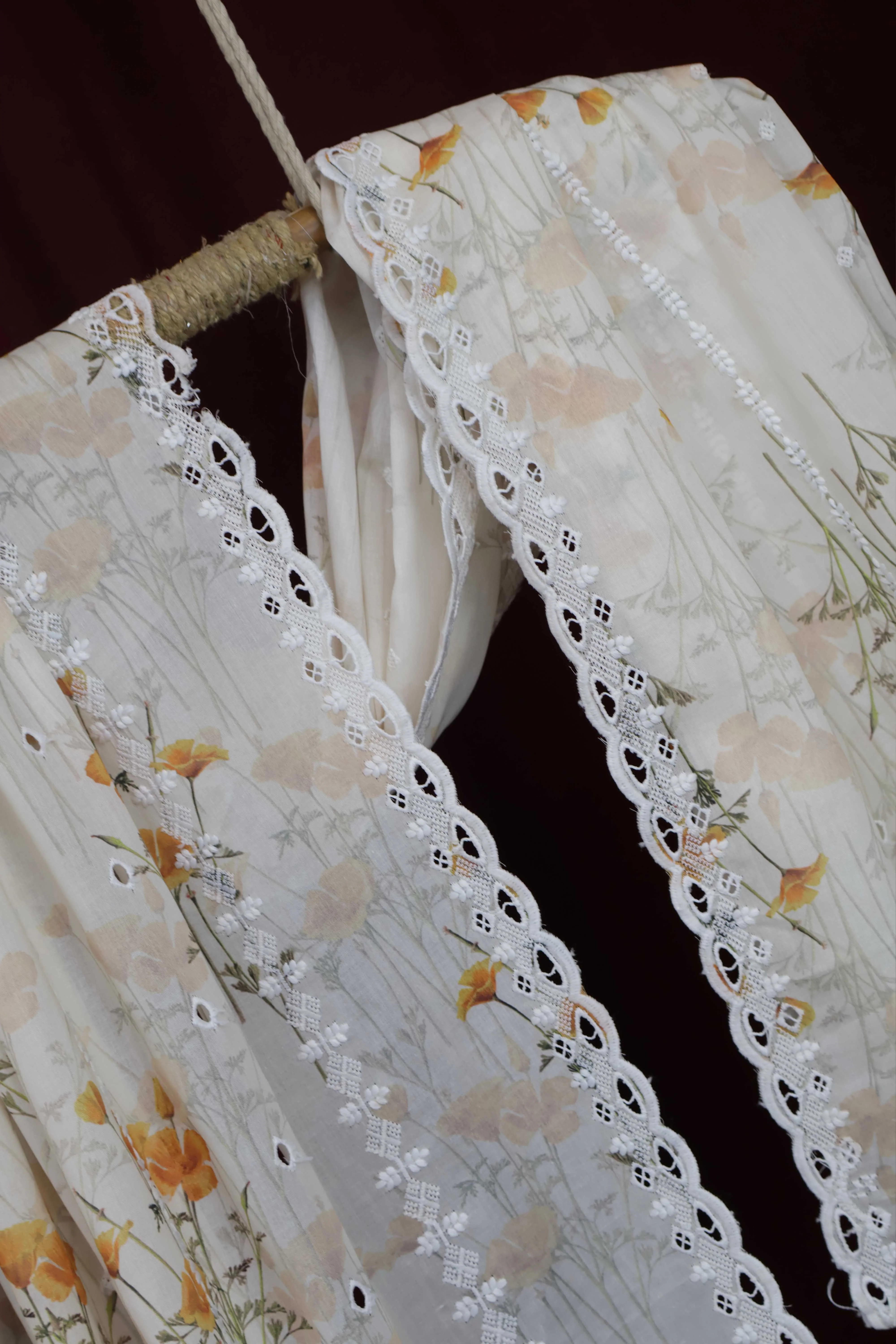 Embroidered Lawn Shawl LSST27 - Image 3
