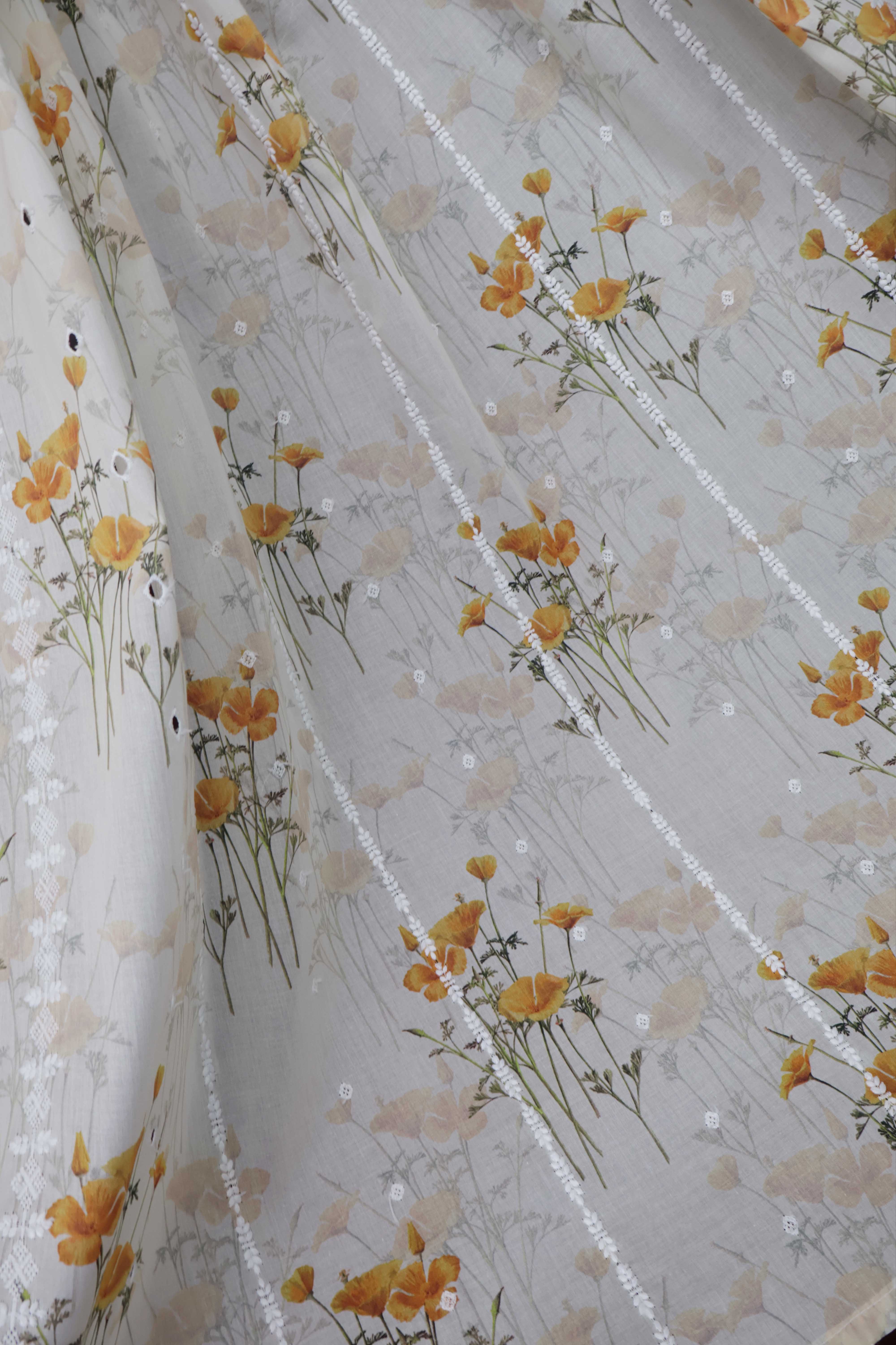 Embroidered Lawn Shawl LSST28 - Image 5