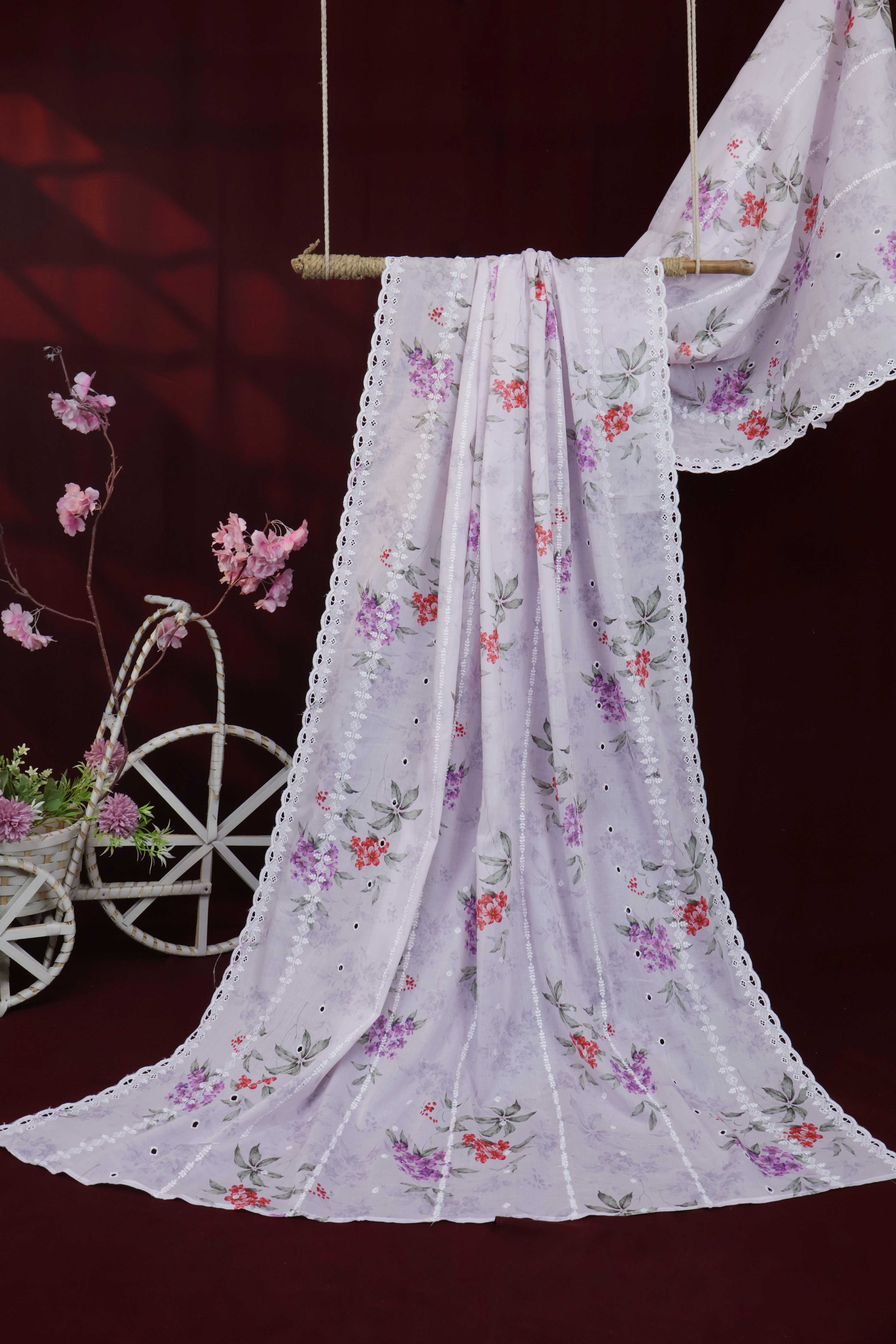 Embroidered Lawn Shawl LSST29 - Image 2