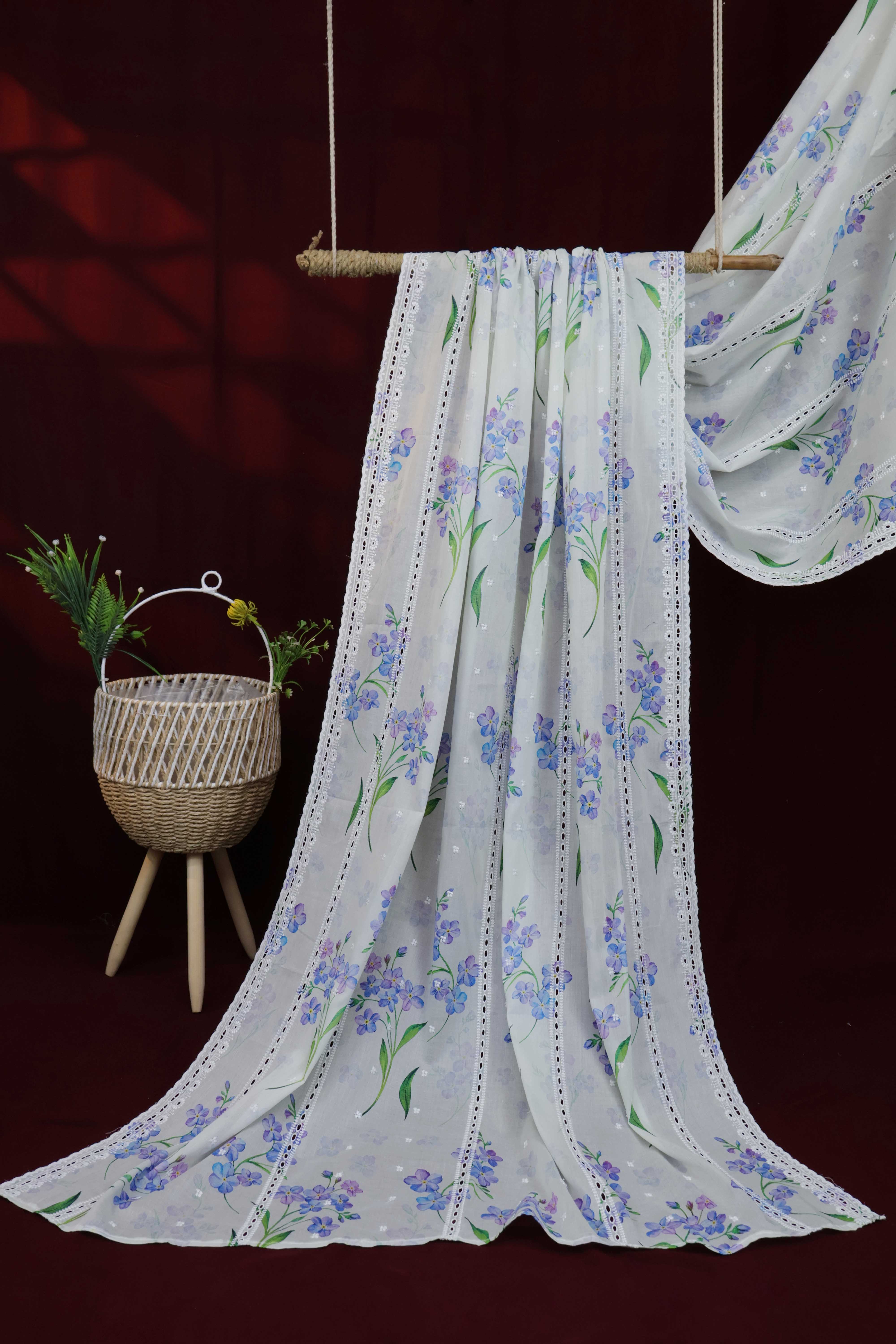 Embroidered Lawn Shawl LSST33 - Image 2