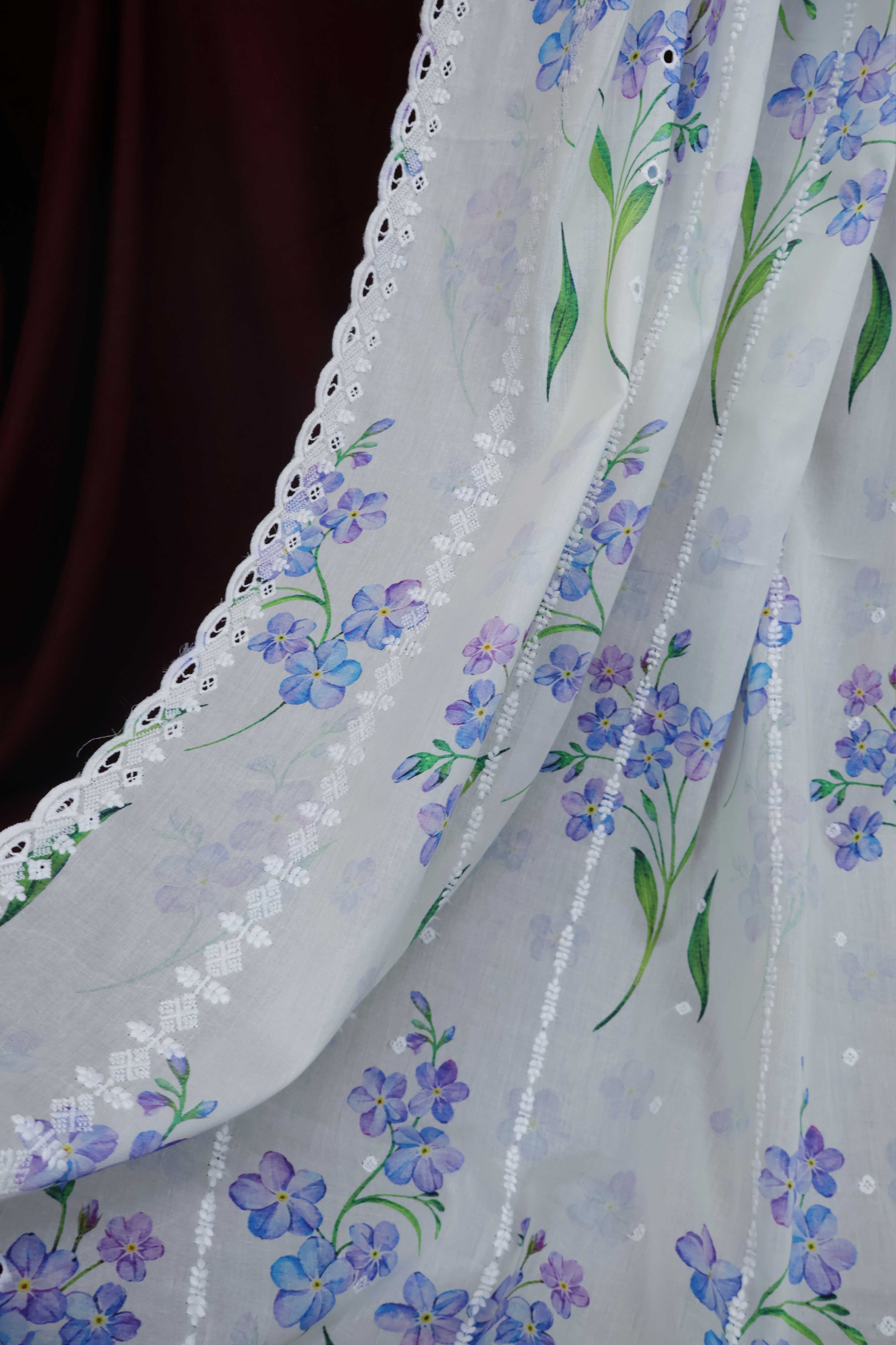 Embroidered Lawn Shawl LSST35 - Image 3