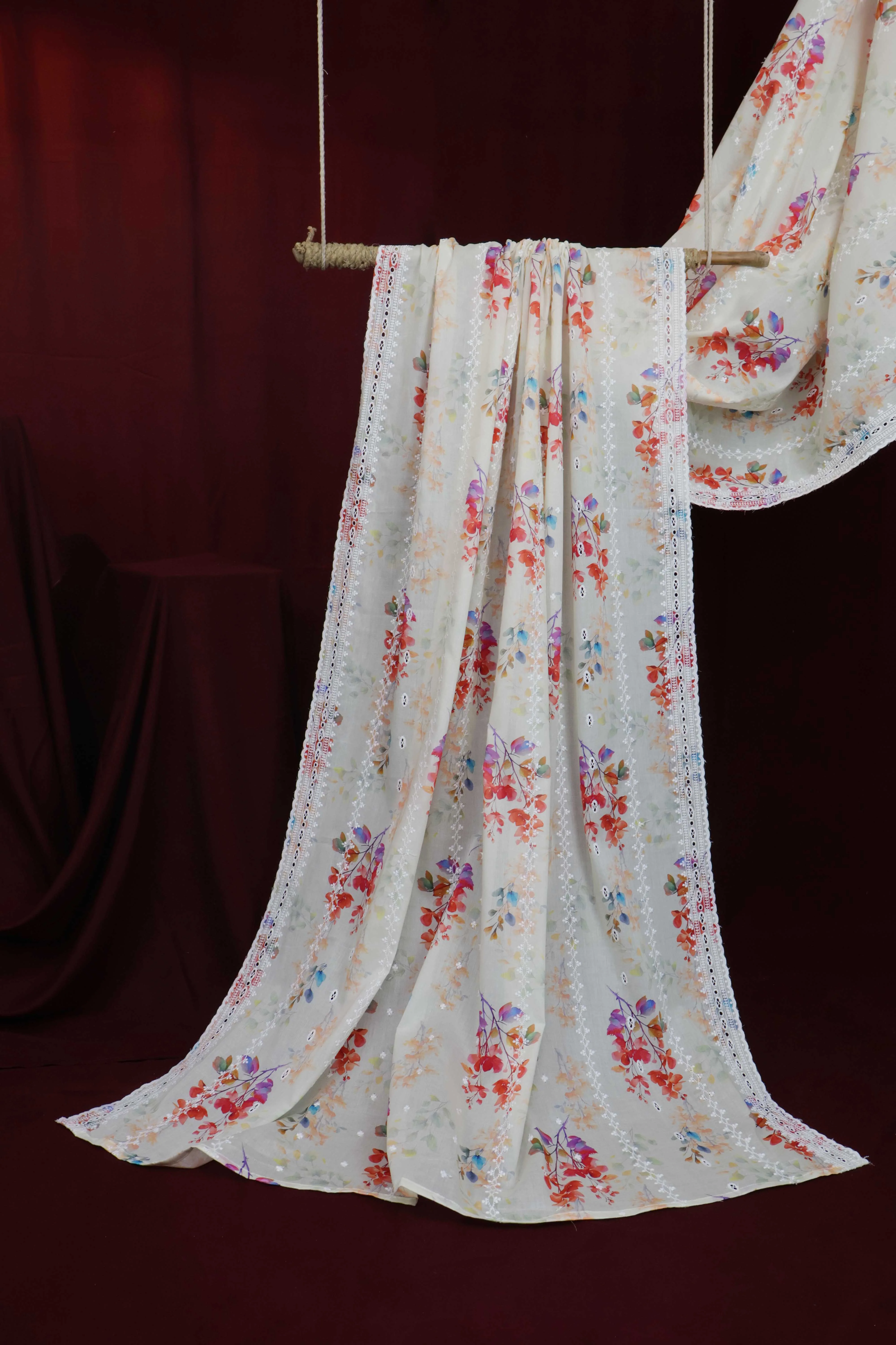 Embroidered Lawn Shawl LSST37 - Image 2
