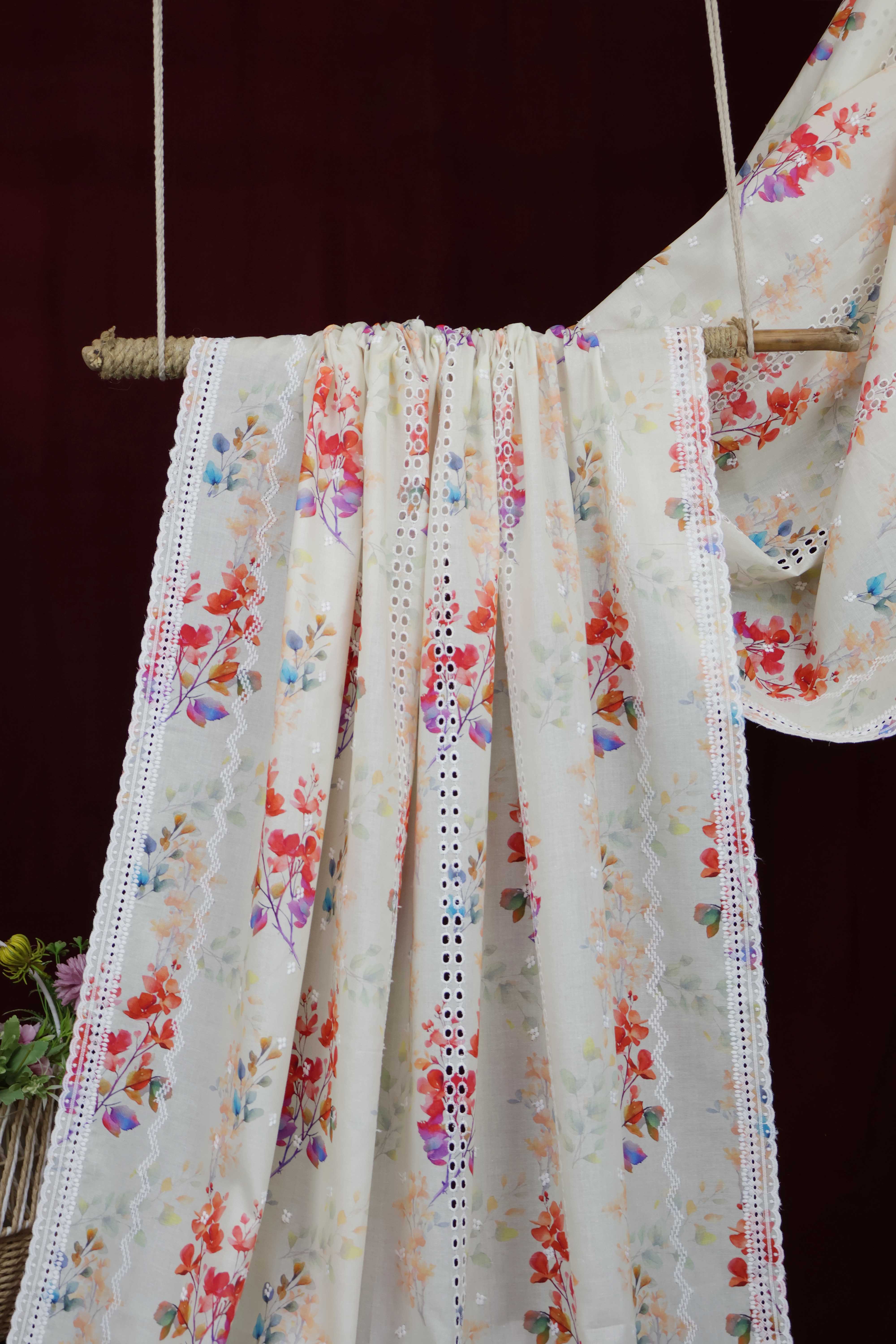 Embroidered Lawn Shawl LSST39 - Image 2