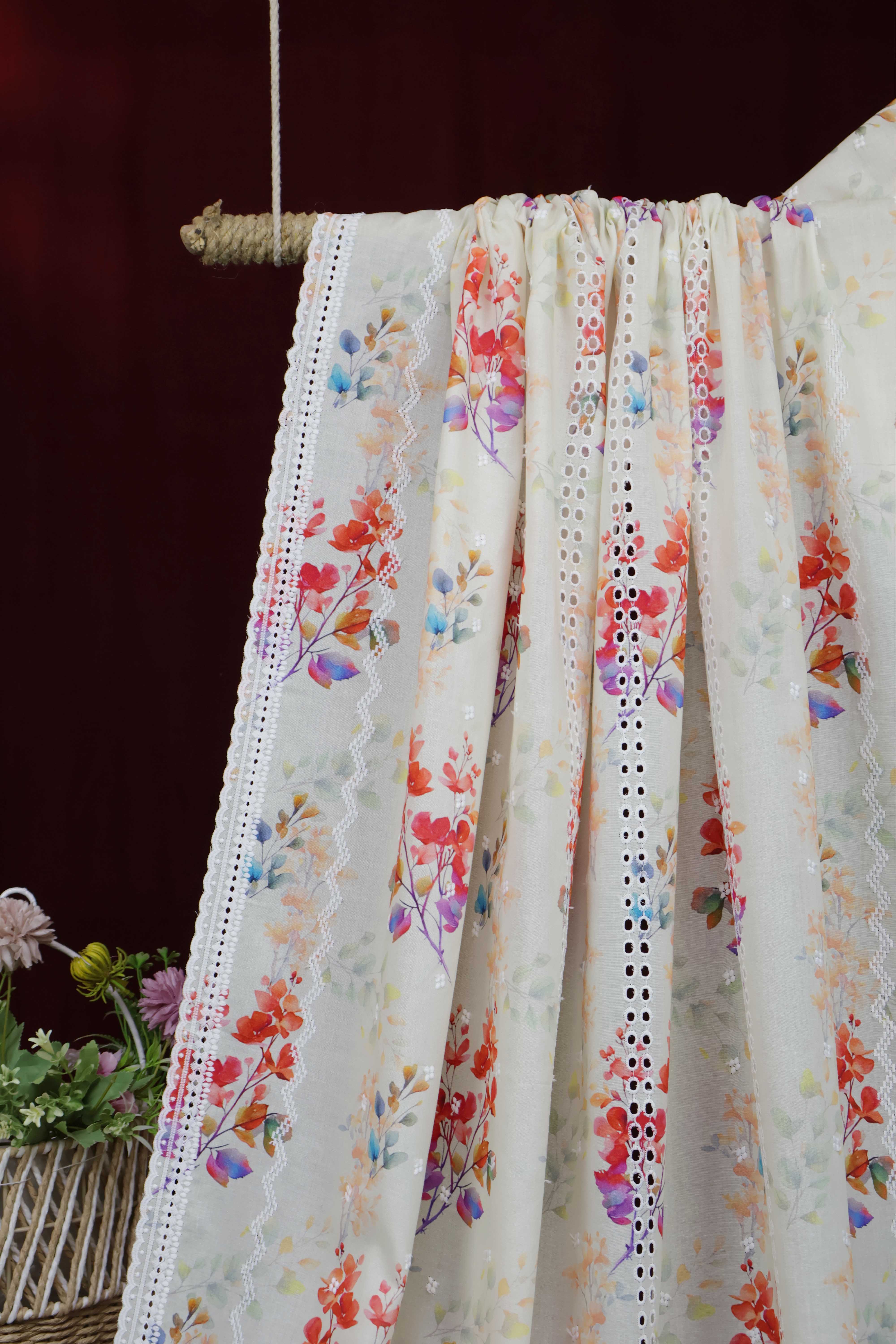 Embroidered Lawn Shawl LSST39 - Image 3