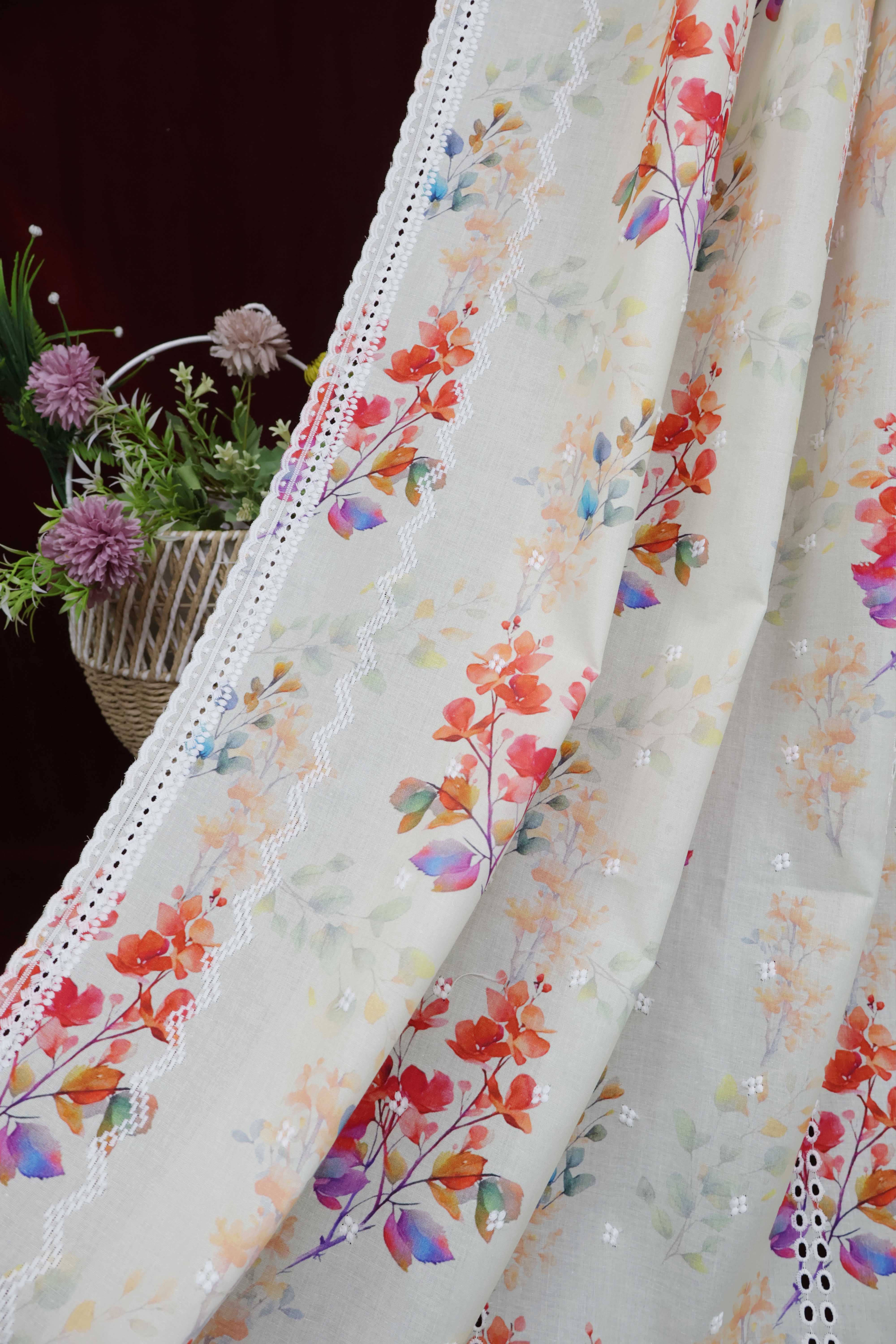 Embroidered Lawn Shawl LSST39 - Image 5