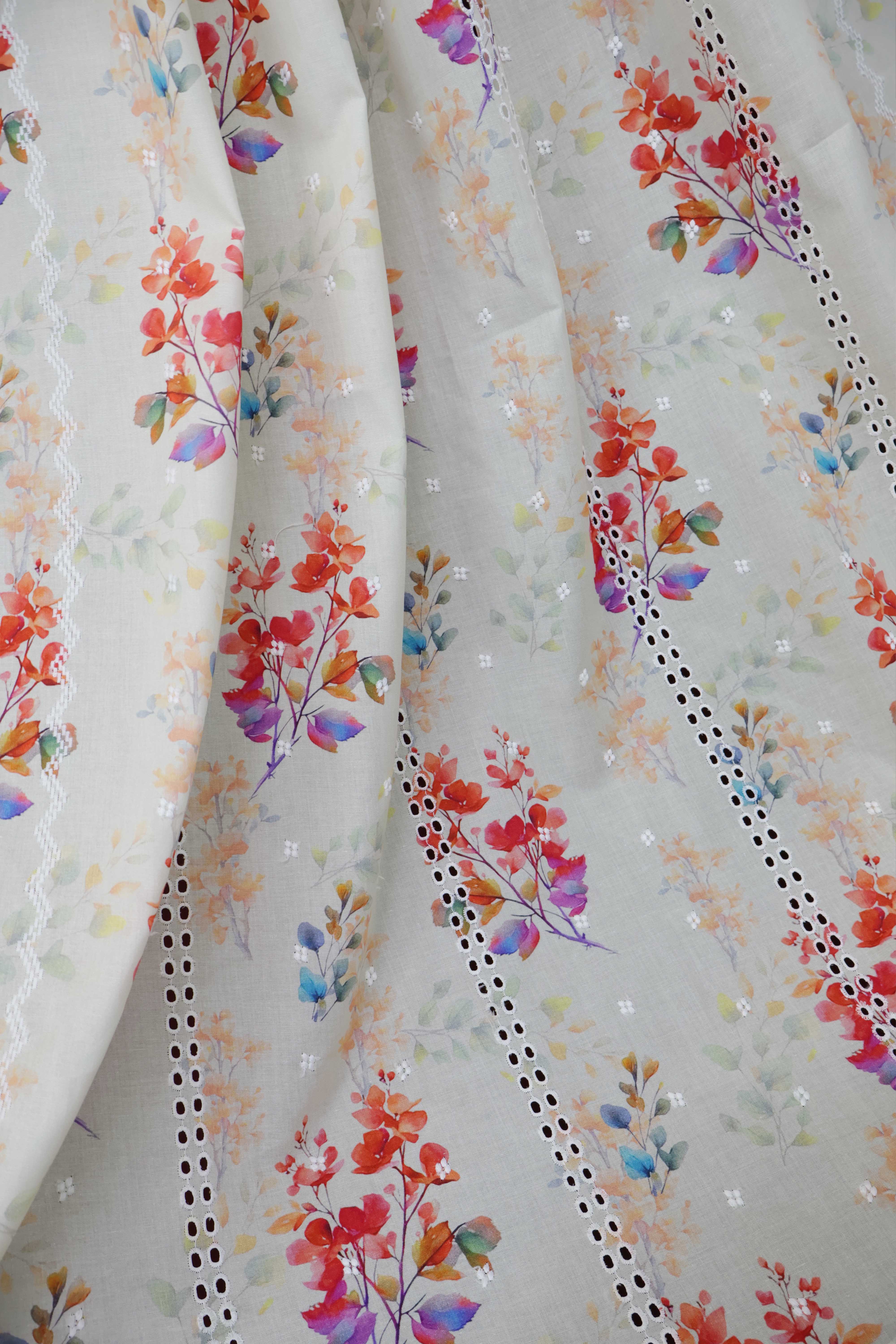 Embroidered Lawn Shawl LSST39 - Image 6